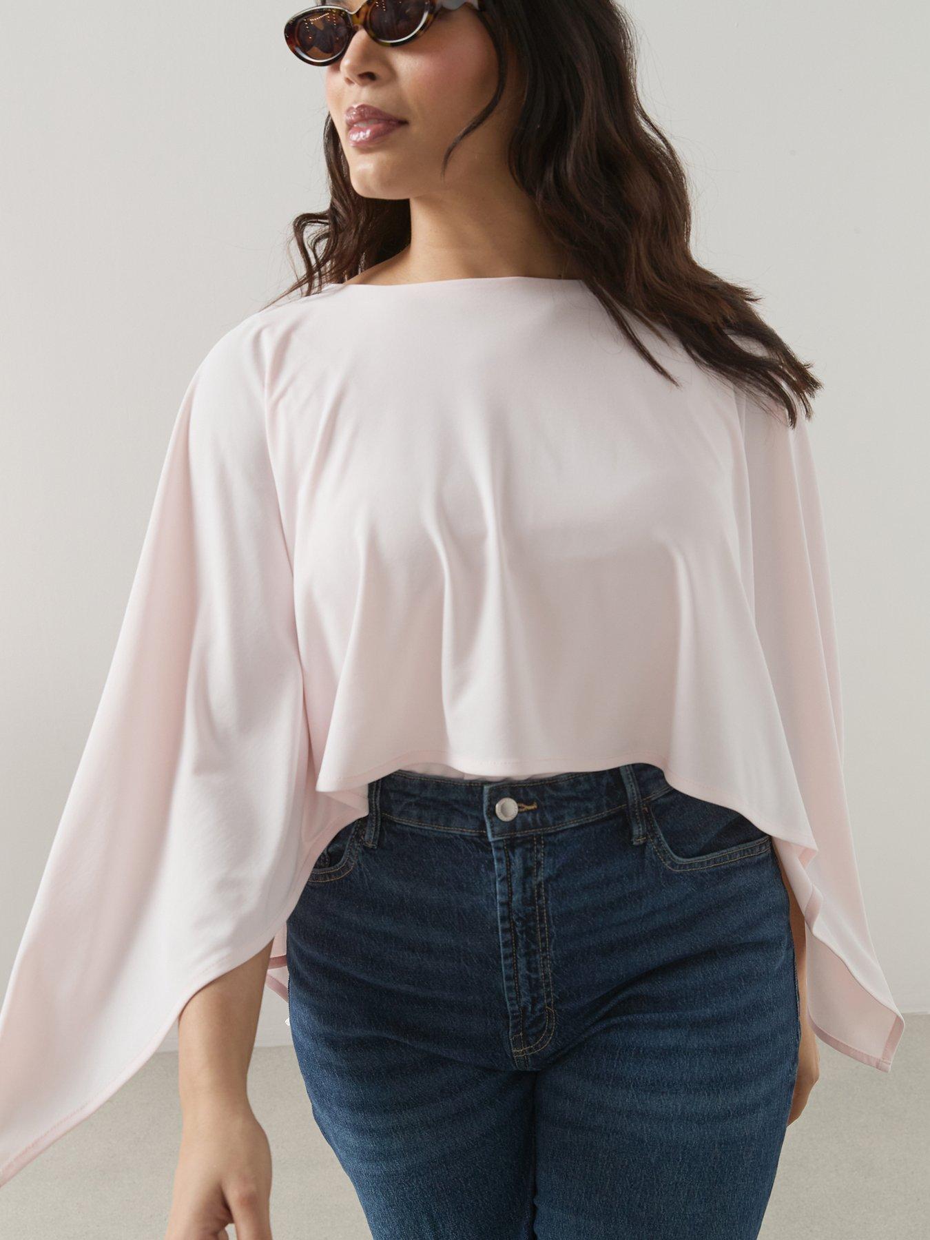 Image 5 of 6 of The Very Collection Curve Curve Cape Stretch Top