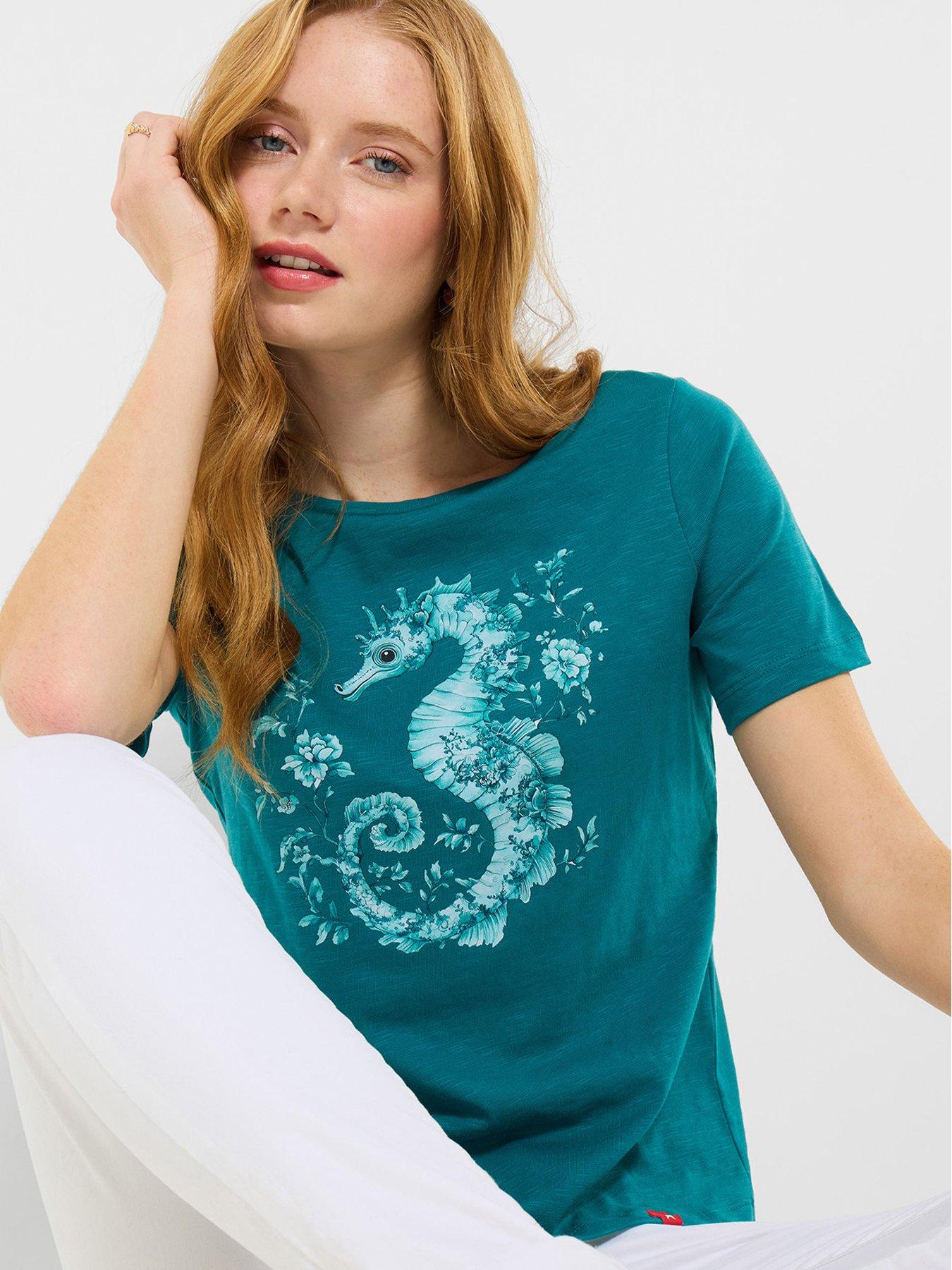 Joe Browns Under The Sea Graphic T-Shirt - Blue