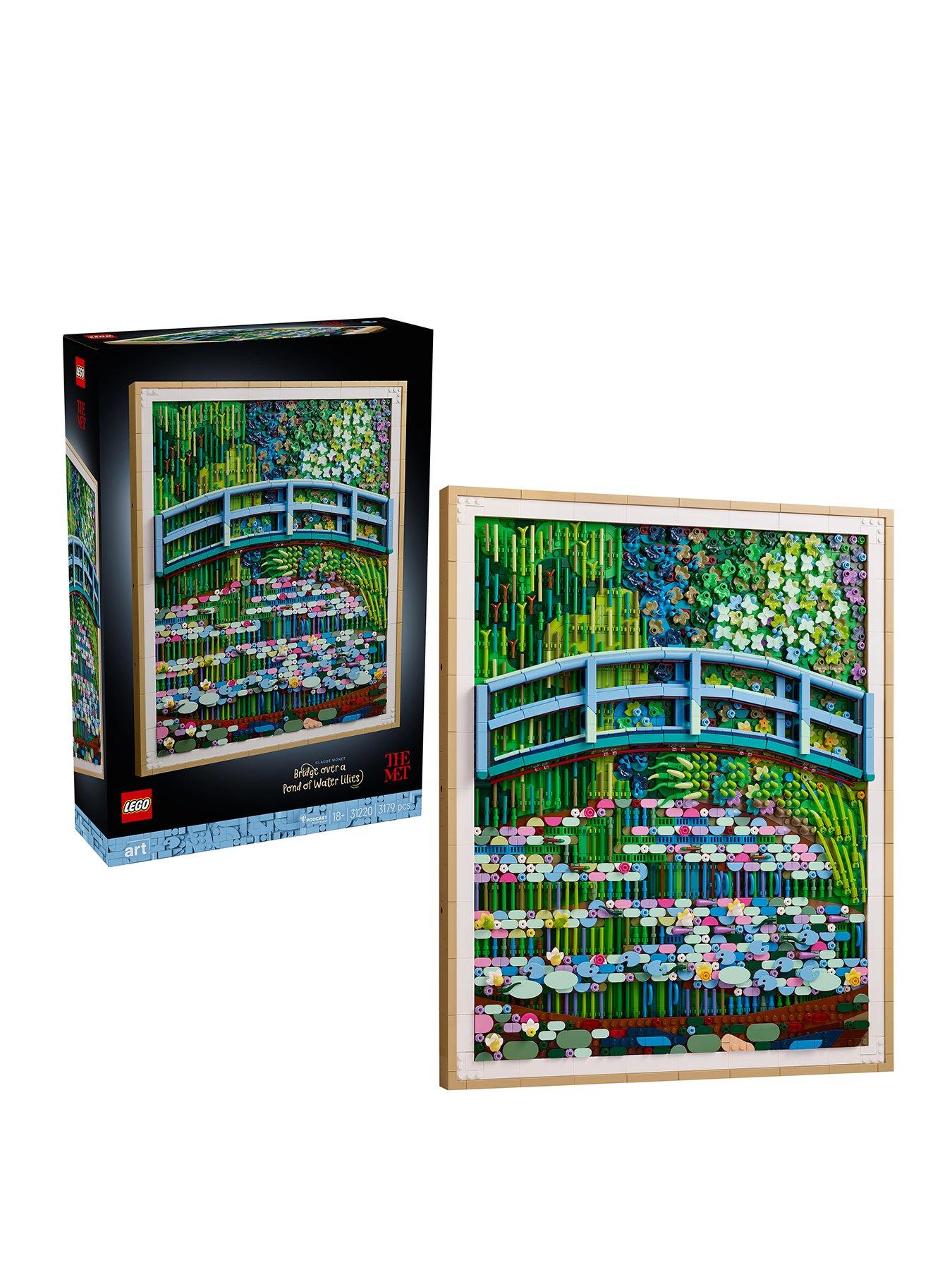LEGO ART Claude Monet – Bridge Over a Pond of Water Lilies 31220