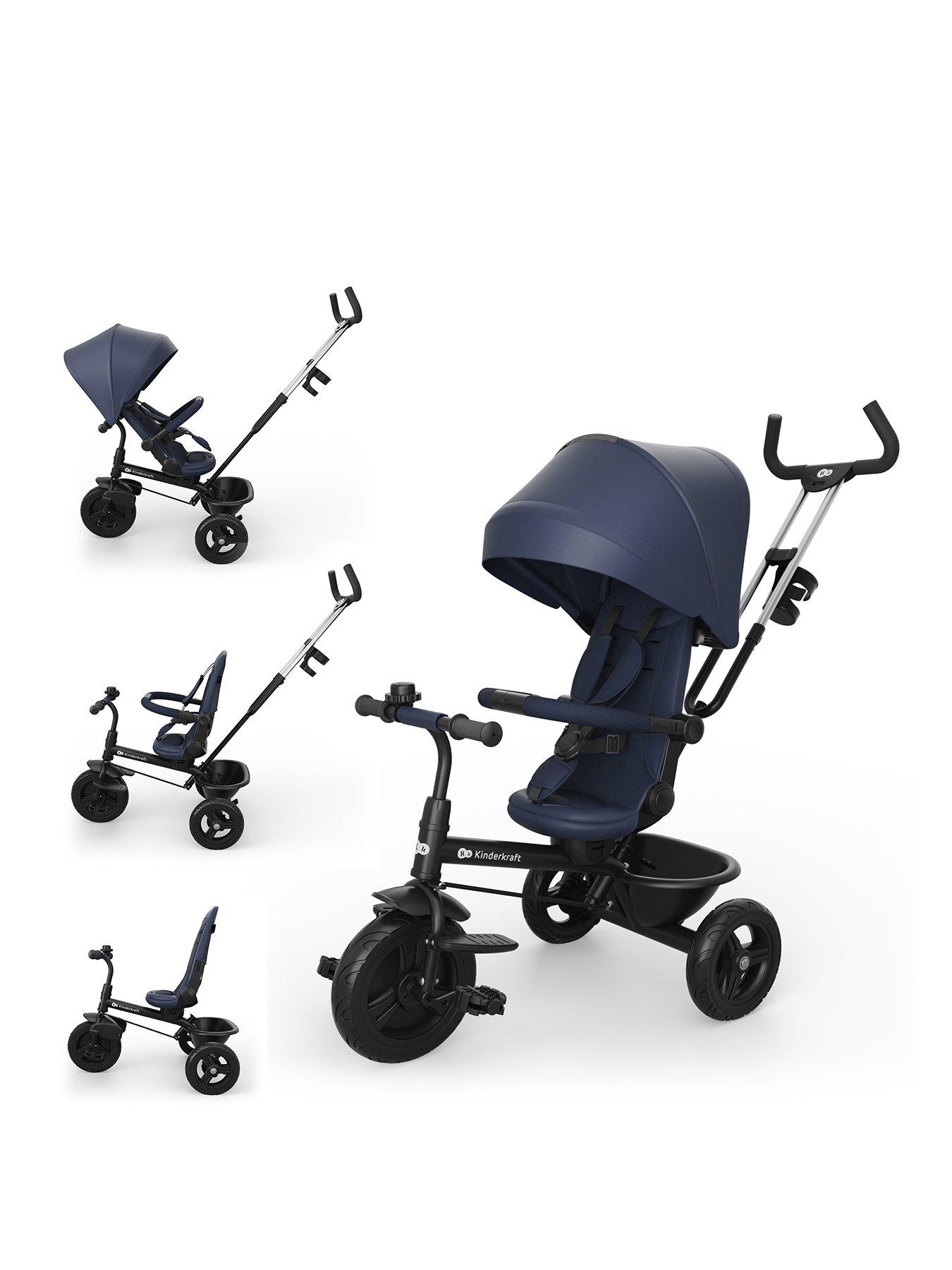 Kinderkraft Aston 2 Plus Tricycle - Navy