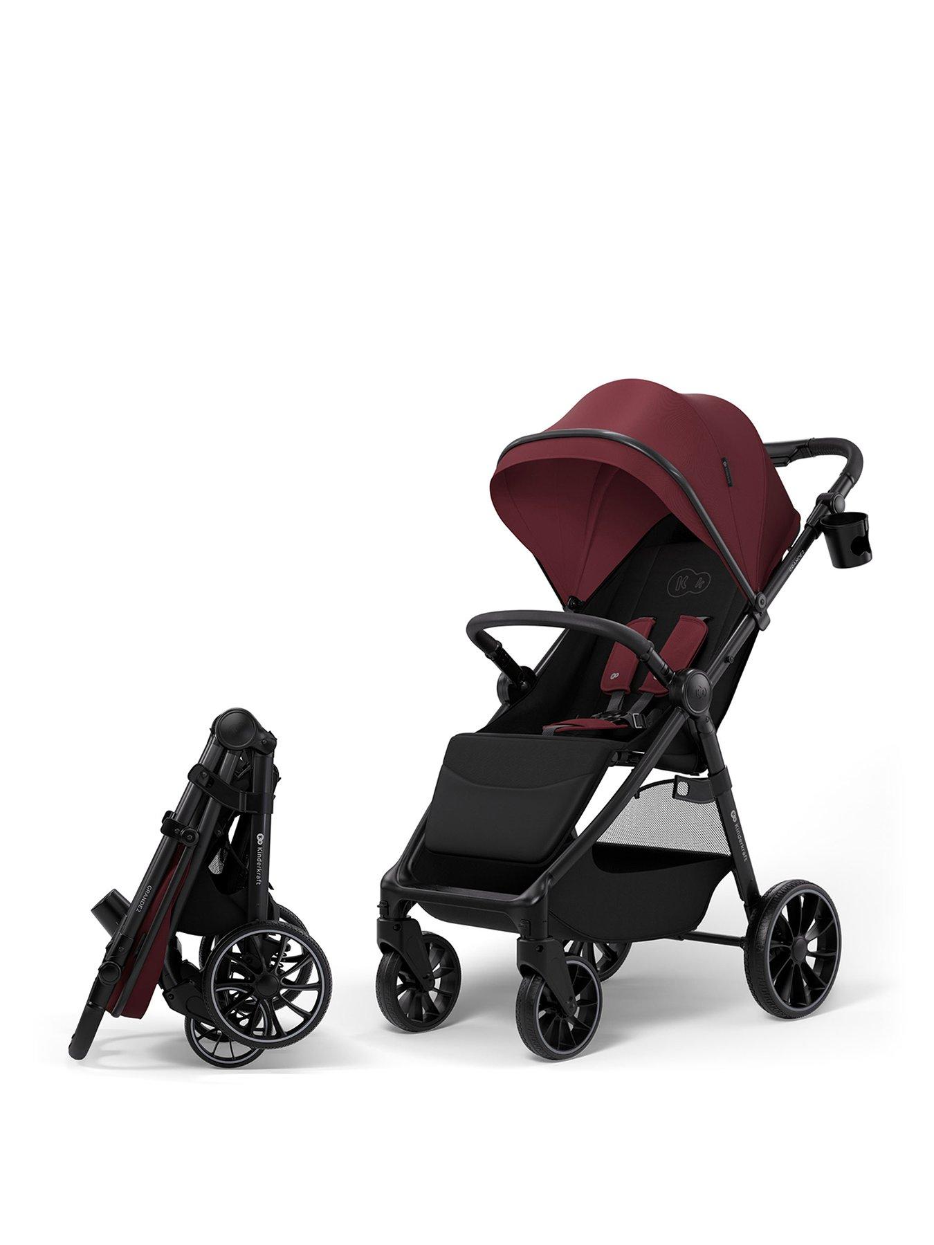 kinderkraft-grande-2-pushchair-burgundyfront