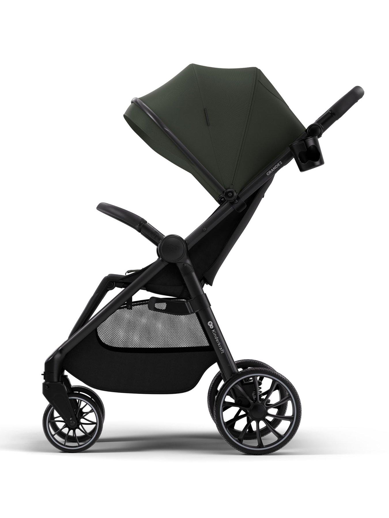 kinderkraft-grande-2-pushchair-greenstillFront