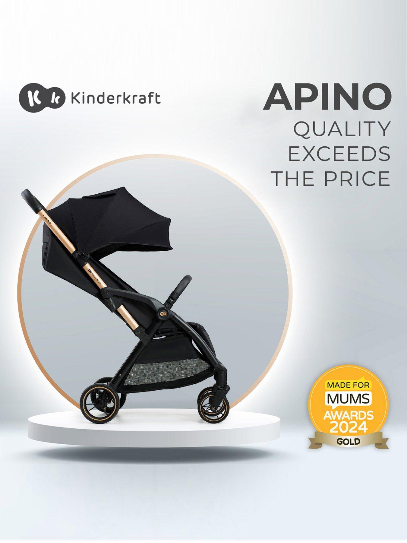 Image 3 of 8 of Kinderkraft Apino Compact Stroller - Raven Black