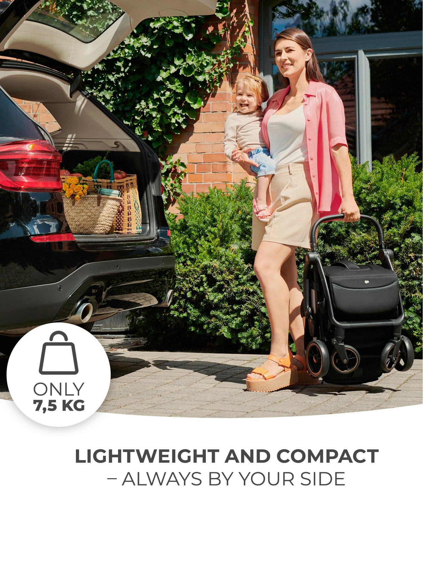 Image 7 of 8 of Kinderkraft Apino Compact Stroller - Raven Black