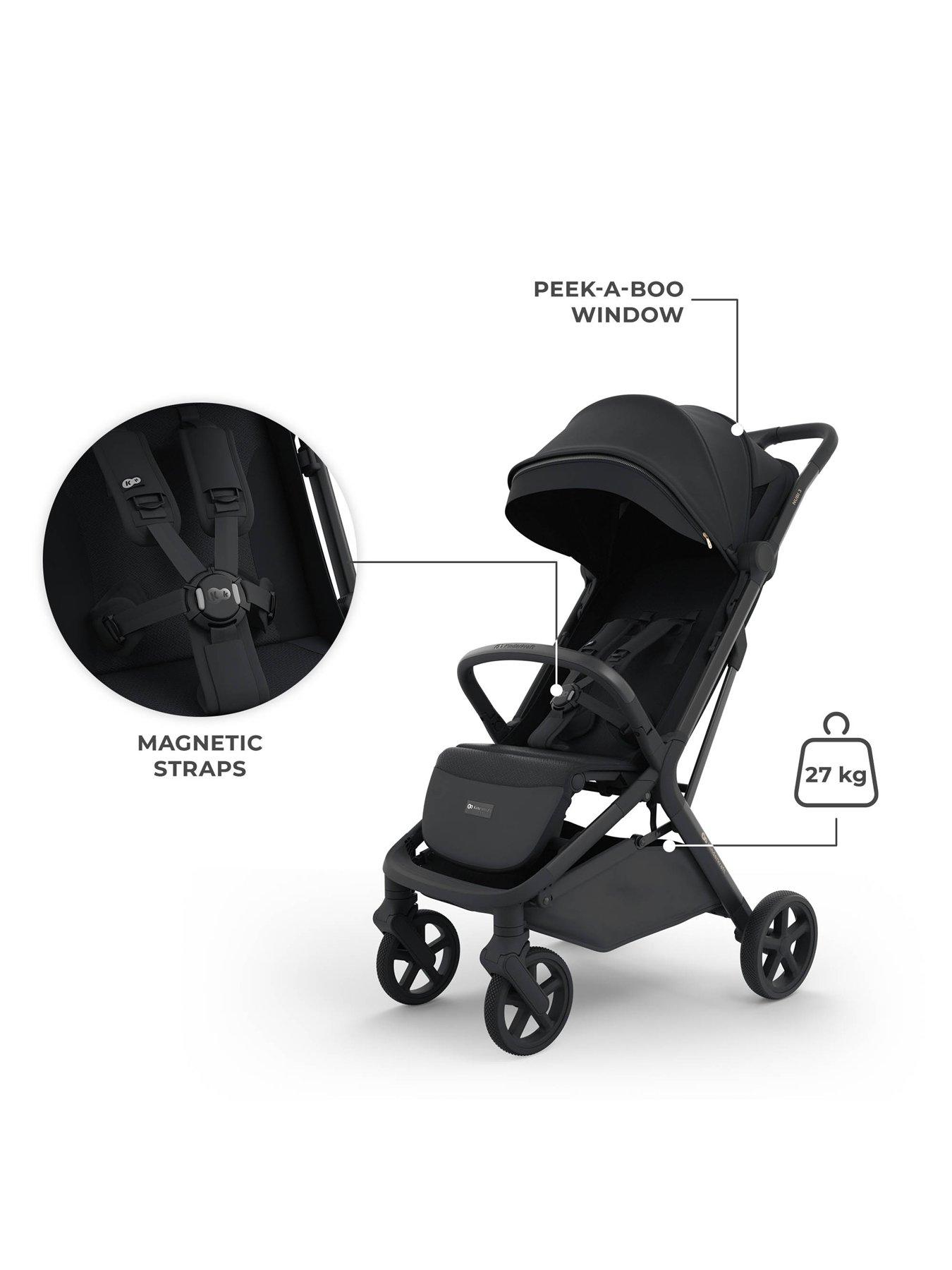 Image 2 of 8 of Kinderkraft Nubi 3 Autofolding Pushchair - Black