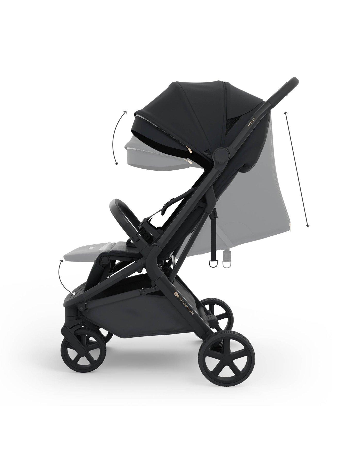 Image 3 of 8 of Kinderkraft Nubi 3 Autofolding Pushchair - Black