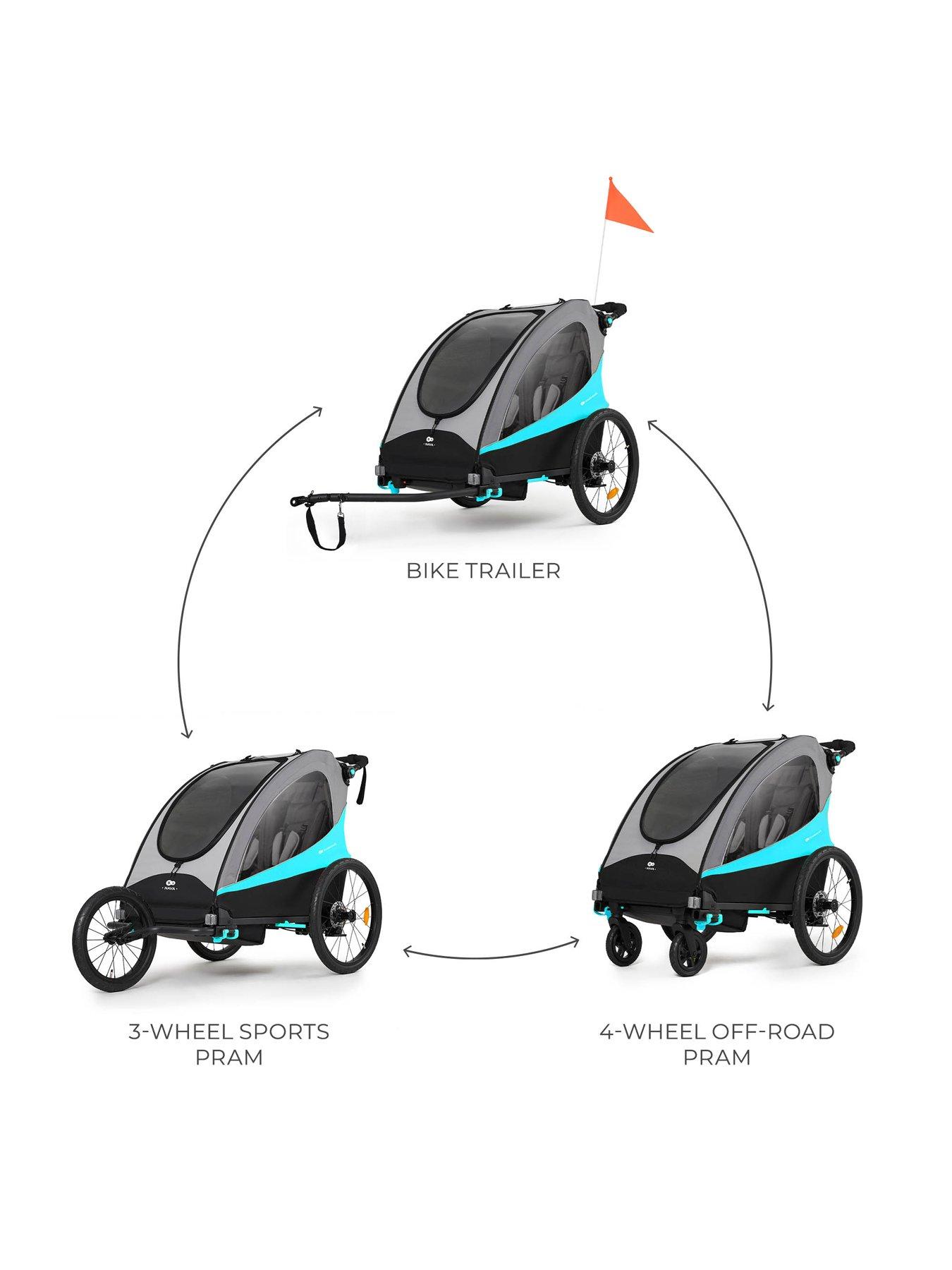 Image 2 of 8 of Kinderkraft Nava Stroller/Jogger - Blue
