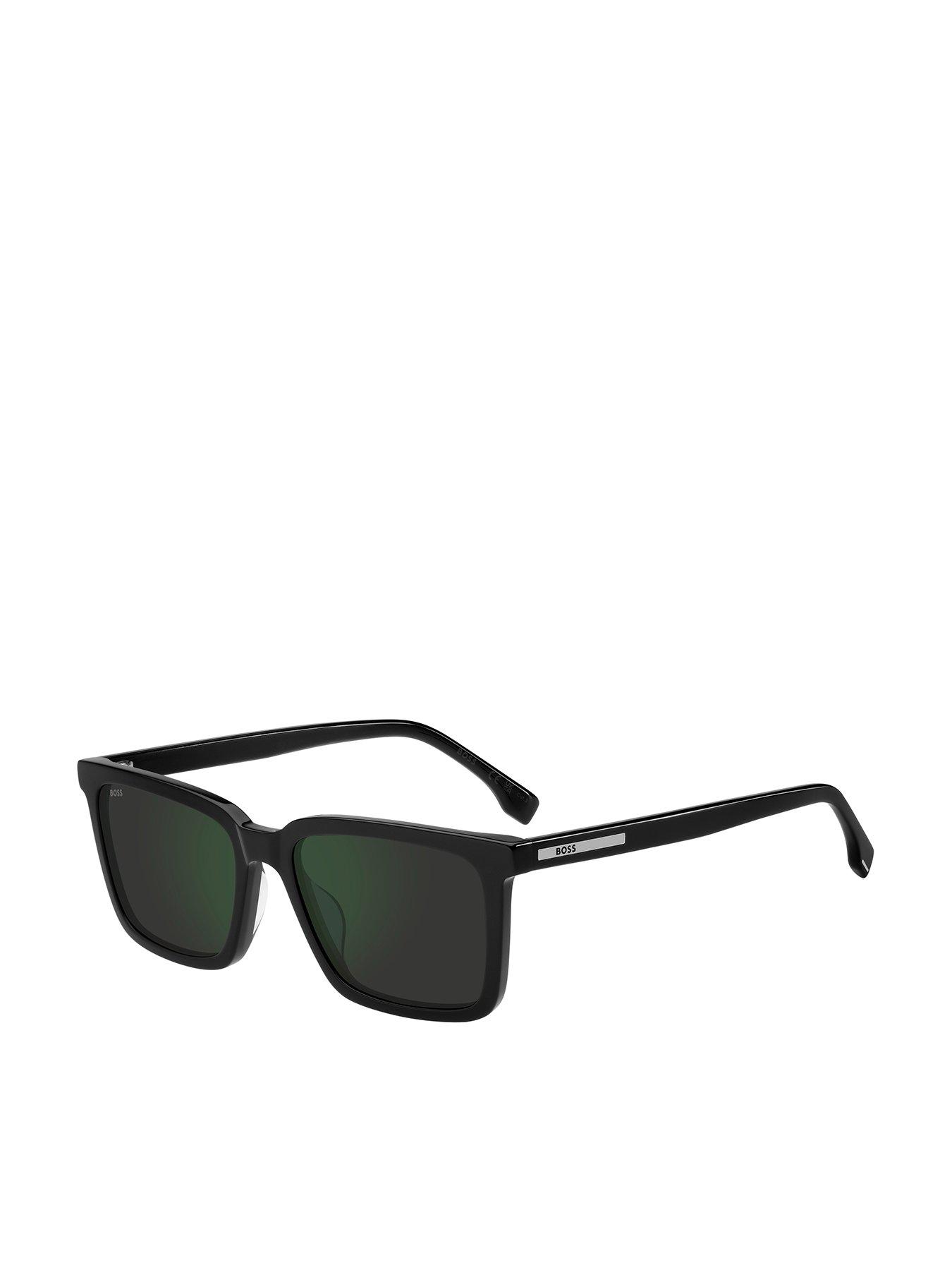 boss-rectangular-sunglasses-blackfront