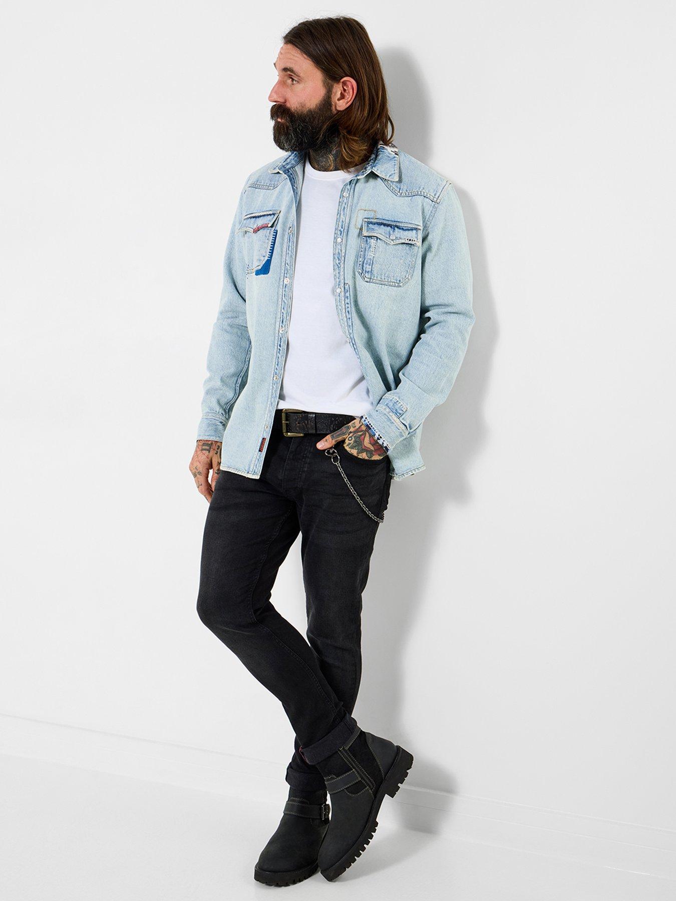 Image 3 of 6 of Joe Browns Joe Browns Customised Long Sleeve Denim Shirt