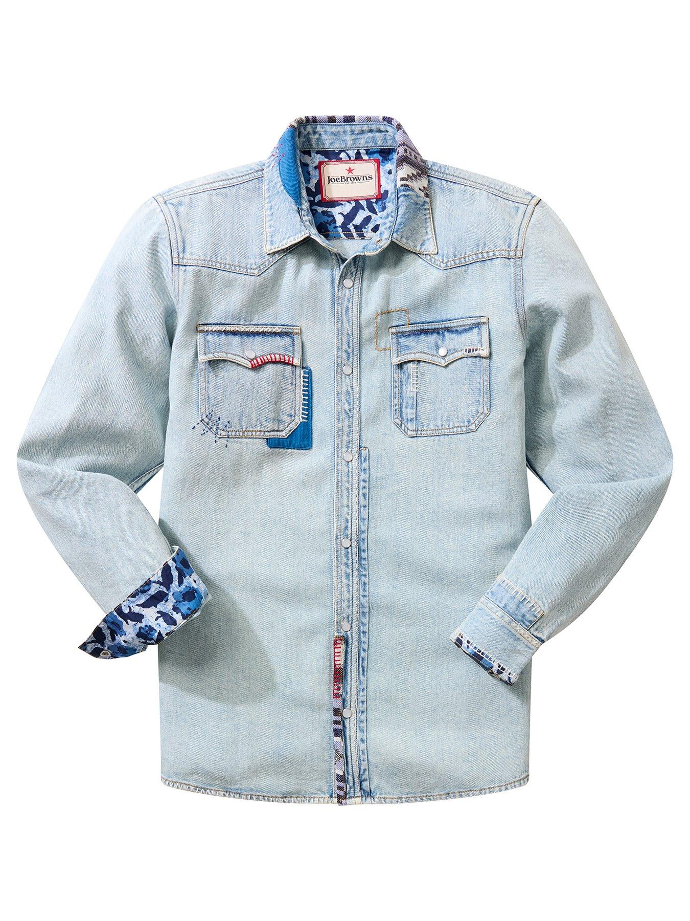 Image 6 of 6 of Joe Browns Joe Browns Customised Long Sleeve Denim Shirt