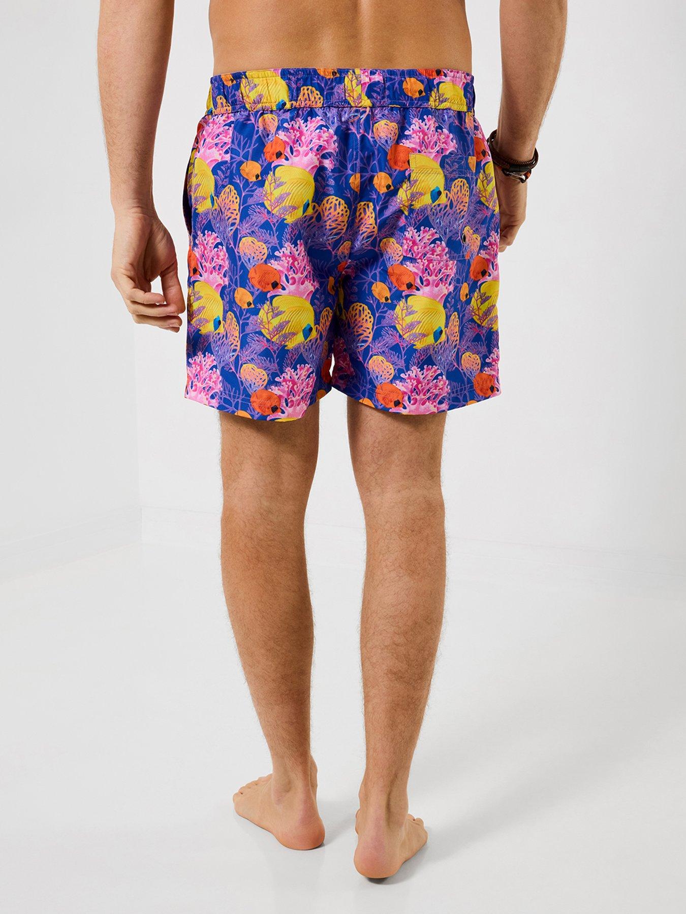 Image 2 of 6 of Joe Browns Reef Riders Swim Shorts - Purple/Multi
