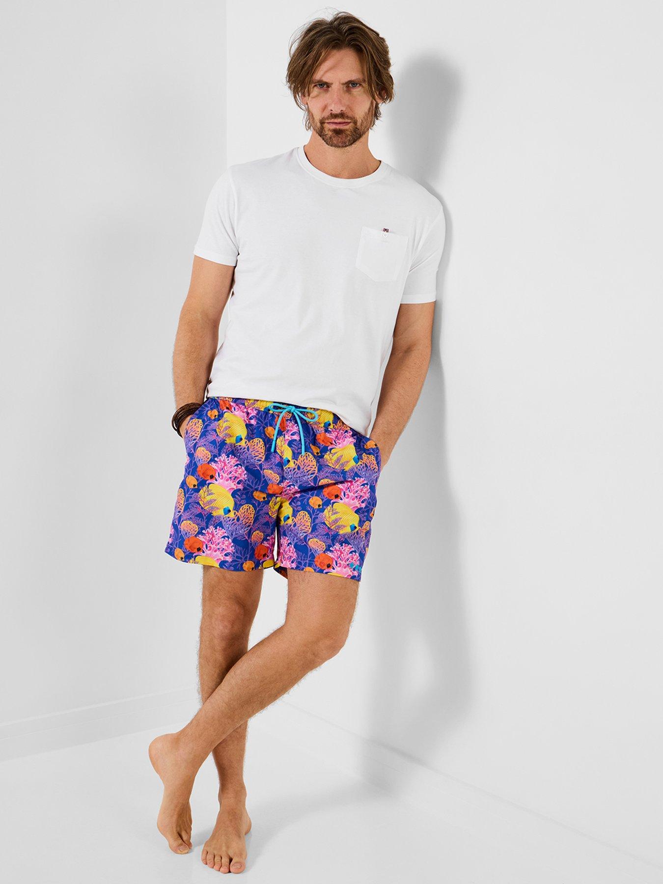 Image 5 of 6 of Joe Browns Reef Riders Swim Shorts - Purple/Multi