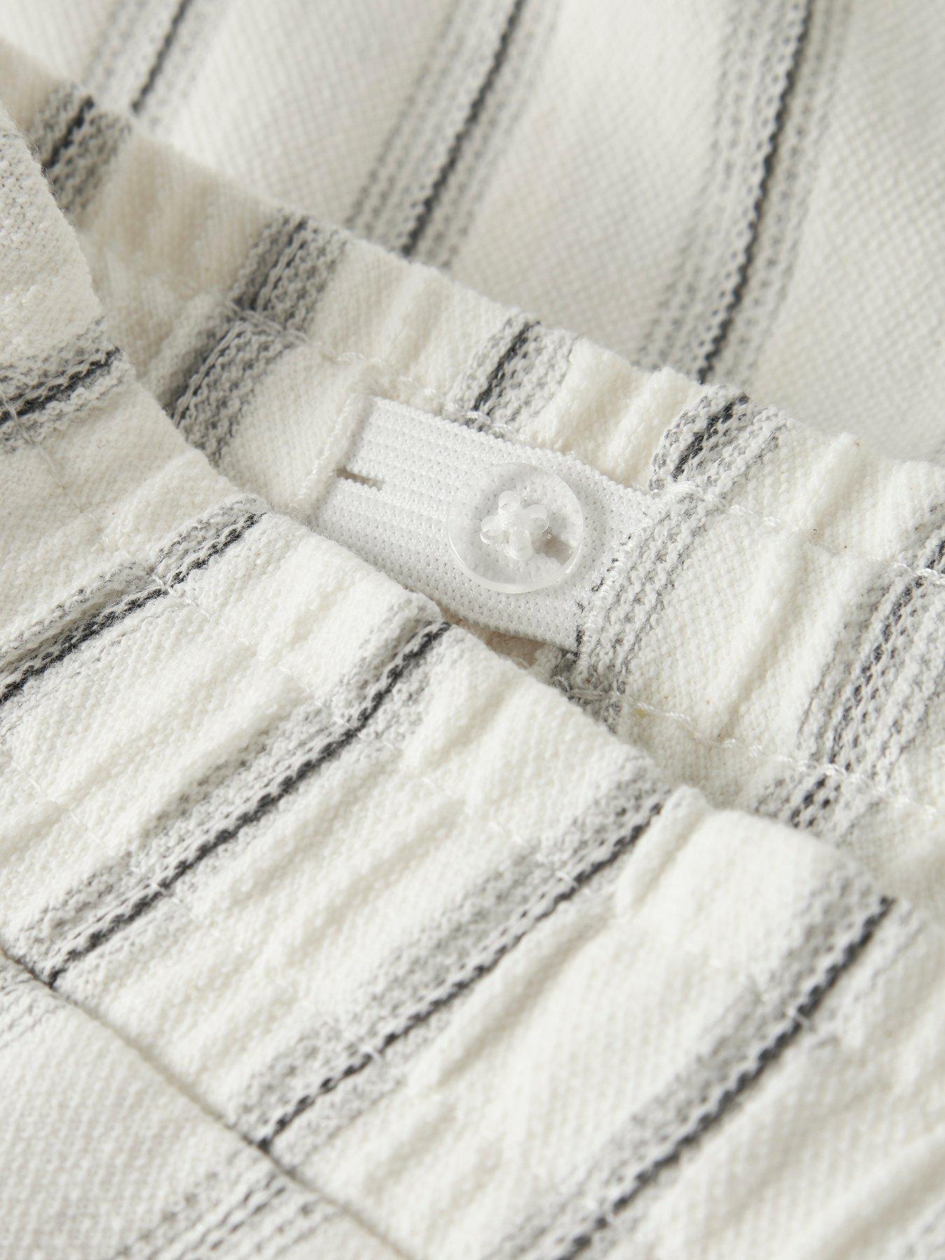 Image 3 of 3 of Name It Girls Stripe Co-Ord Trousers - Beige
