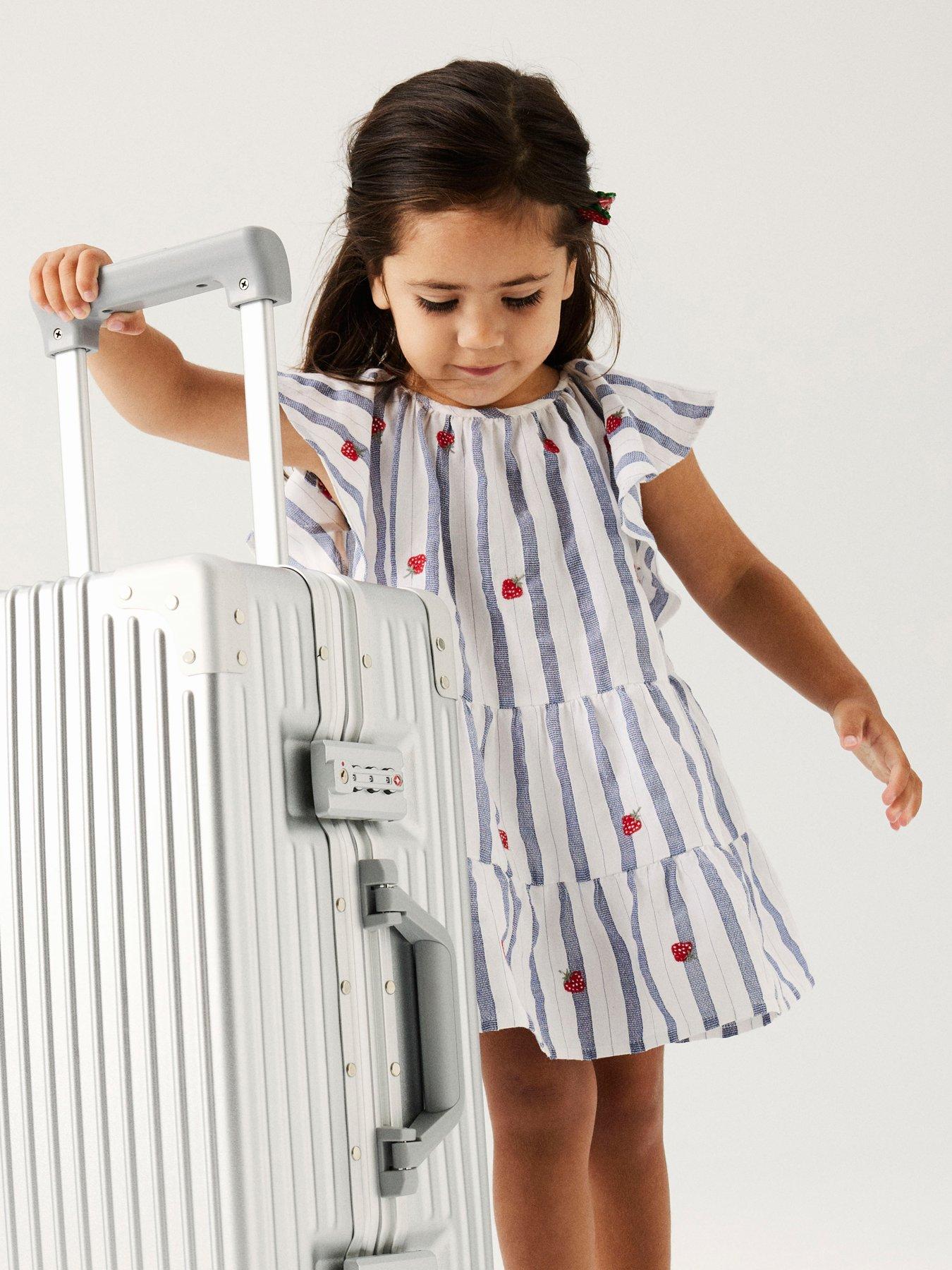 Name It Mini Girls Strawberry Stripe Dress - Multi