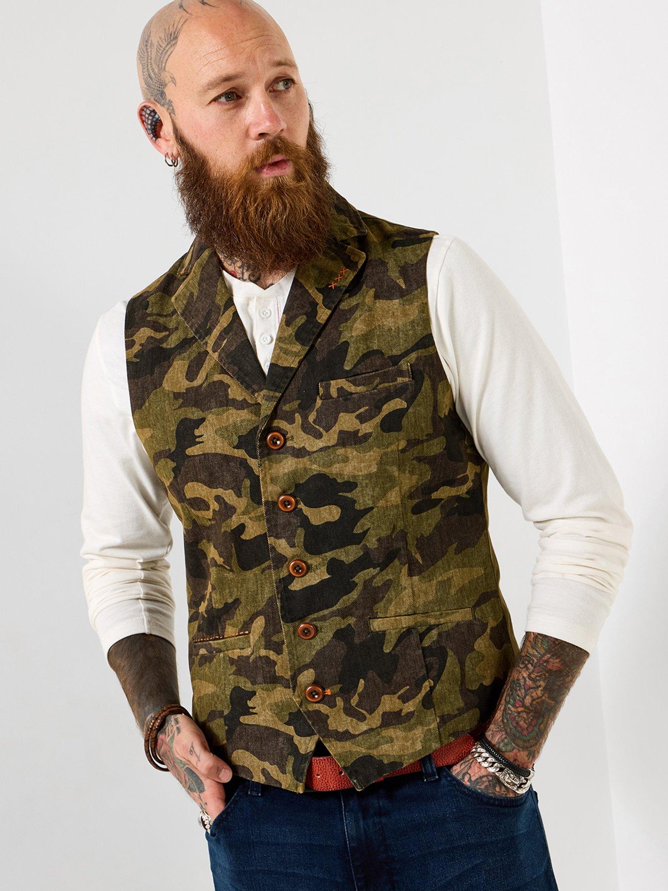Image 1 of 7 of Joe Browns Joe Browns Cool In Camo Waistcoat