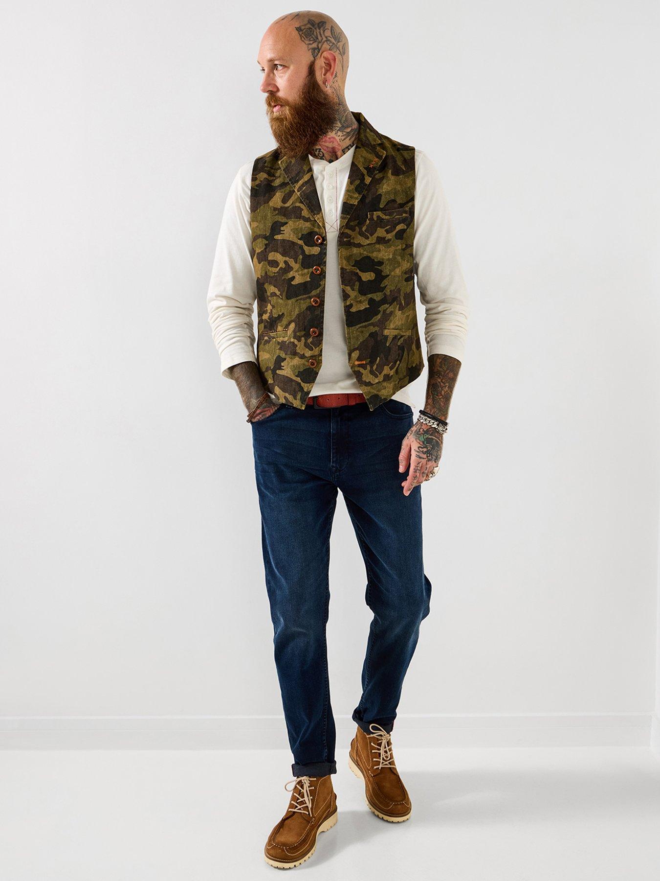 Image 3 of 7 of Joe Browns Joe Browns Cool In Camo Waistcoat
