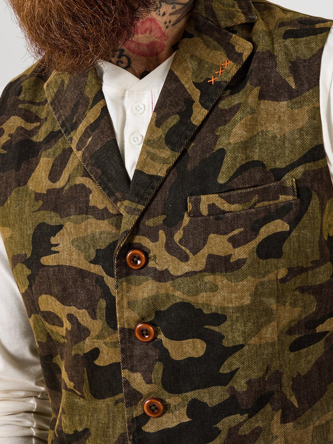 Image 4 of 7 of Joe Browns Joe Browns Cool In Camo Waistcoat