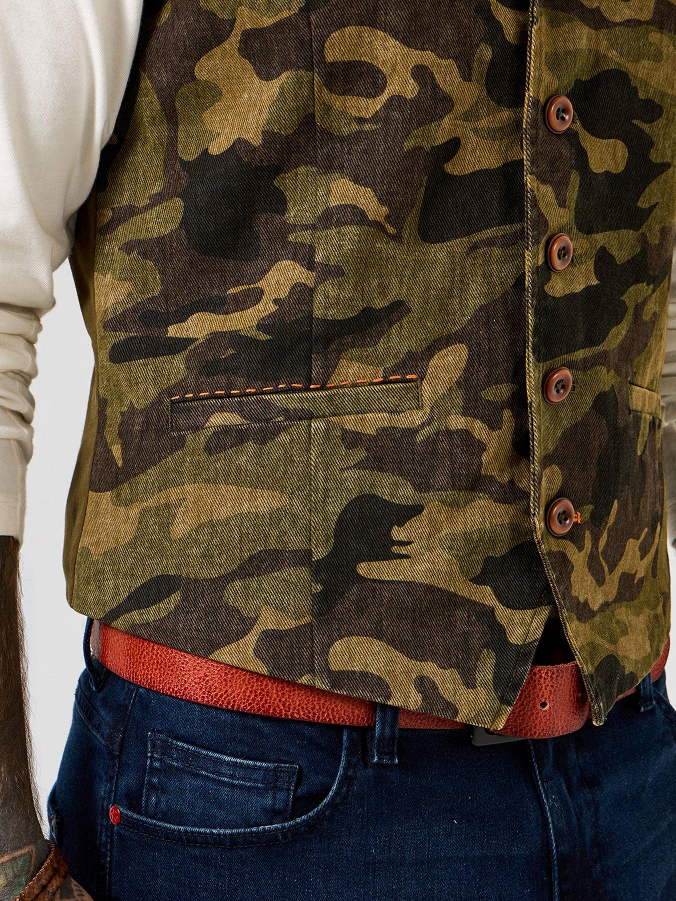 Image 5 of 7 of Joe Browns Joe Browns Cool In Camo Waistcoat