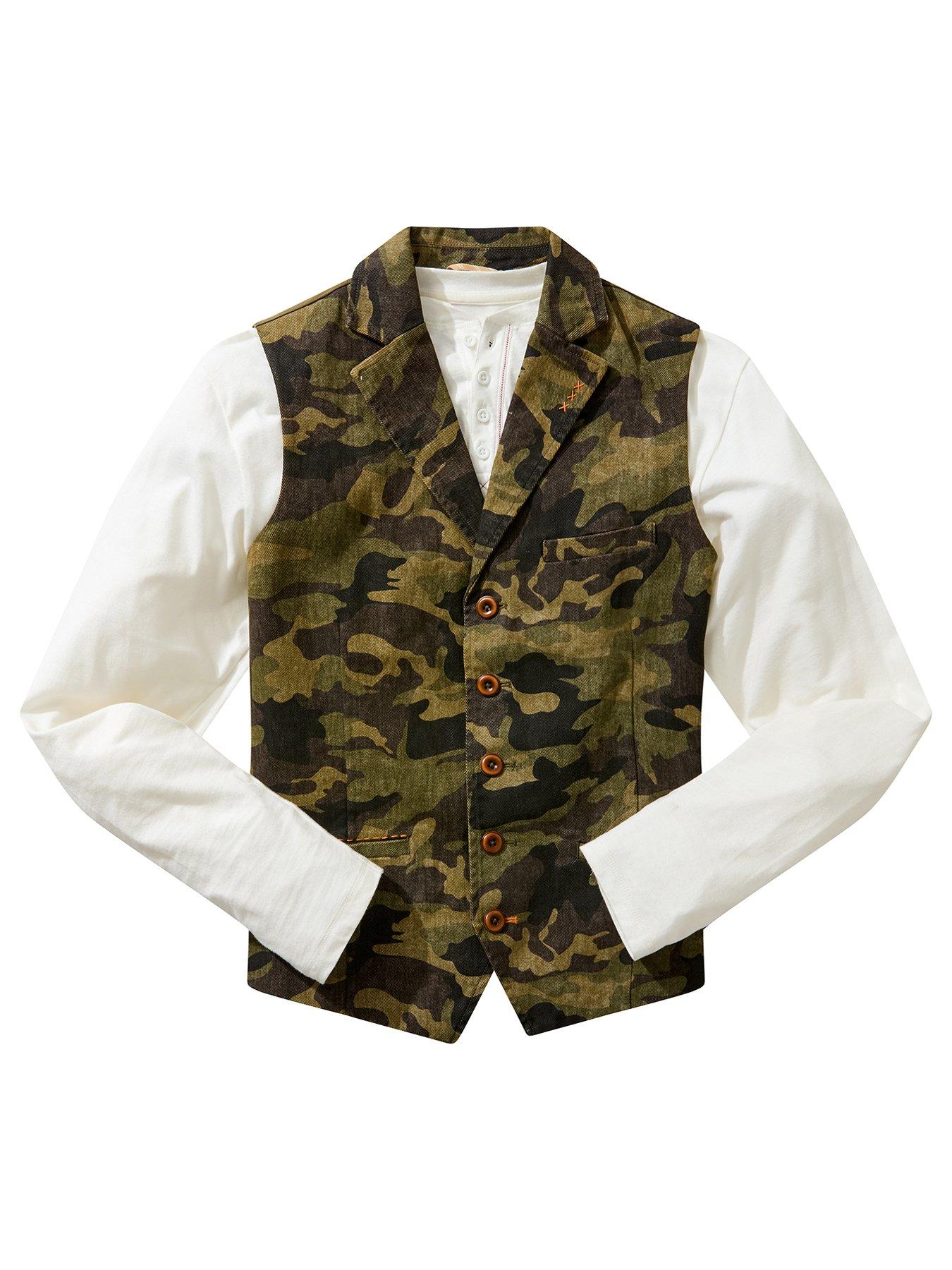 Image 7 of 7 of Joe Browns Joe Browns Cool In Camo Waistcoat