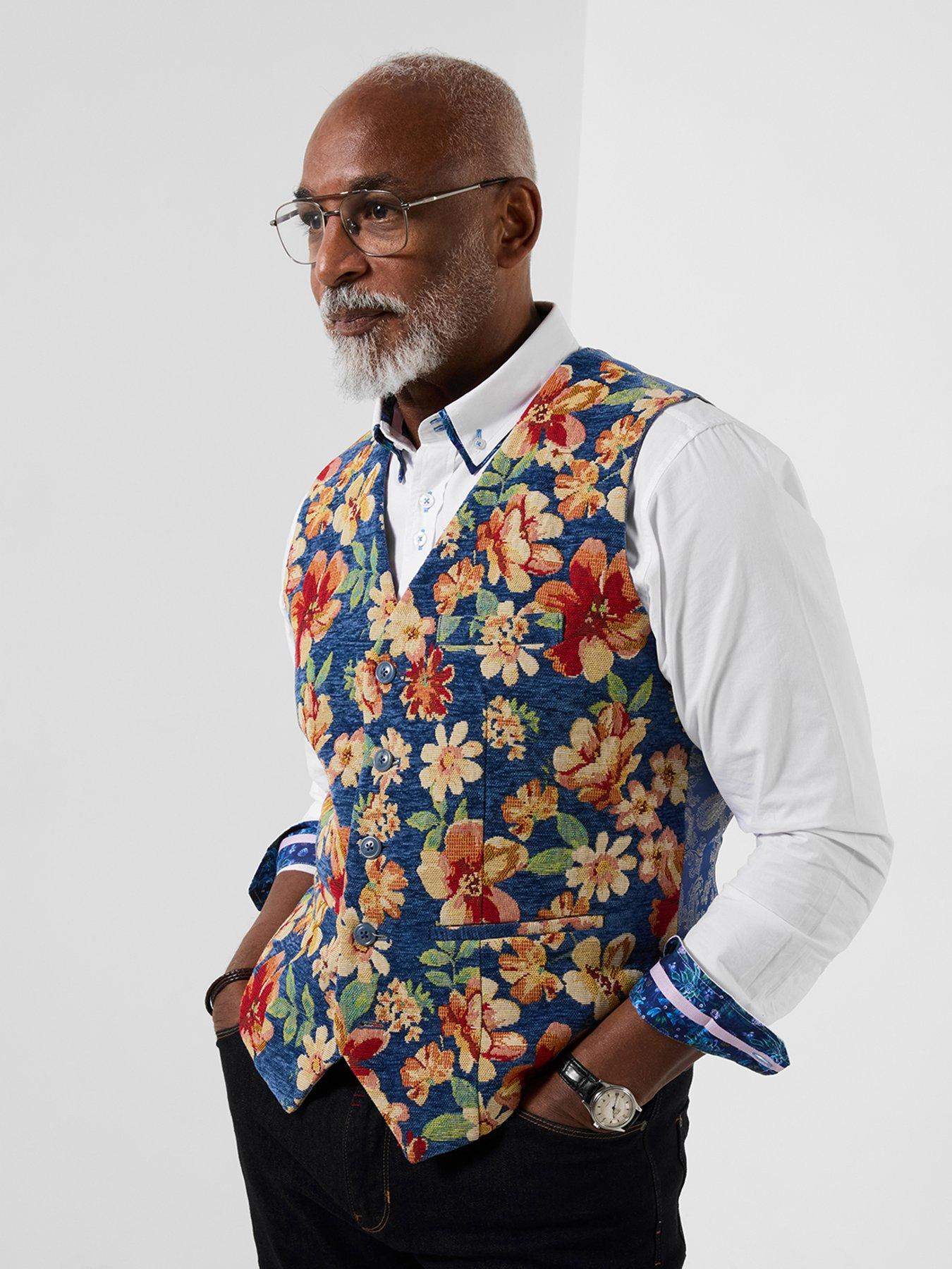 Joe Browns Joe Browns Jacquard Floral Waistcoat