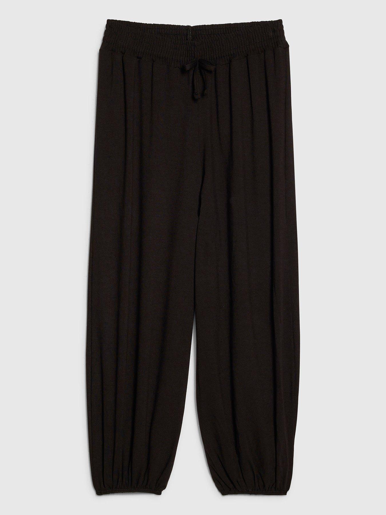 River Island Older Girls Stretch Balloon Trousers - Black