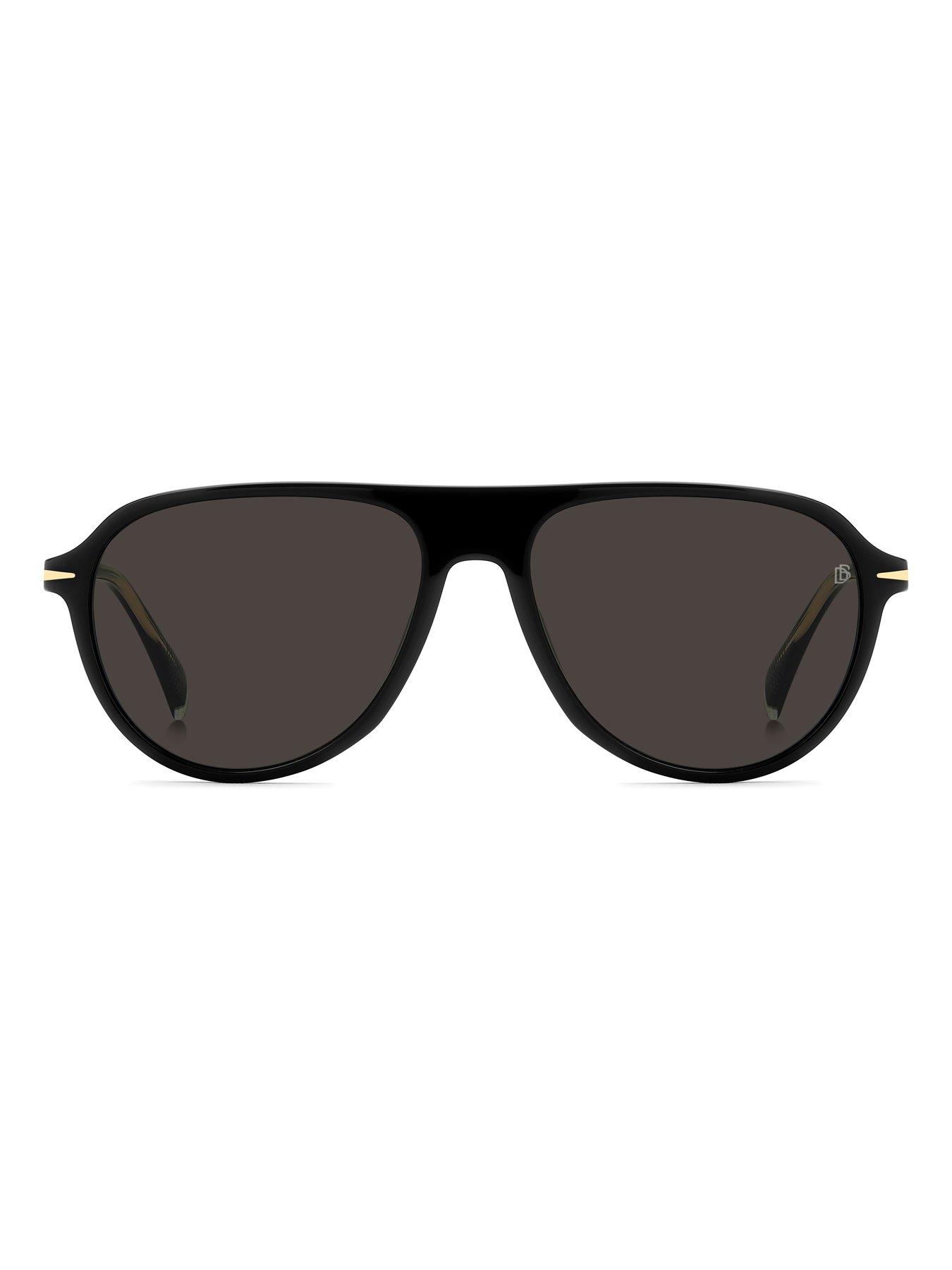 eyewear-by-david-beckham-pilot-sunglasses--black-acetateoutfit