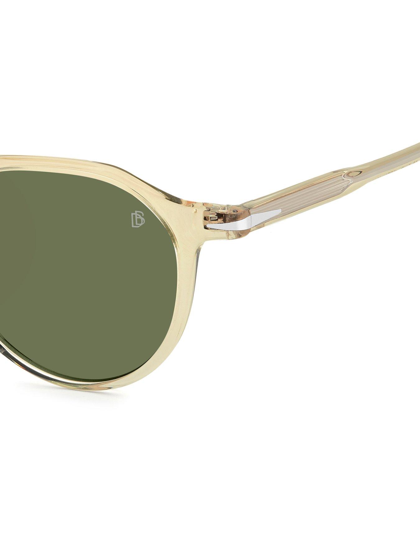 Image 4 of 4 of Eyewear by David Beckham Panthos Sunglasses- Yellow Acetate