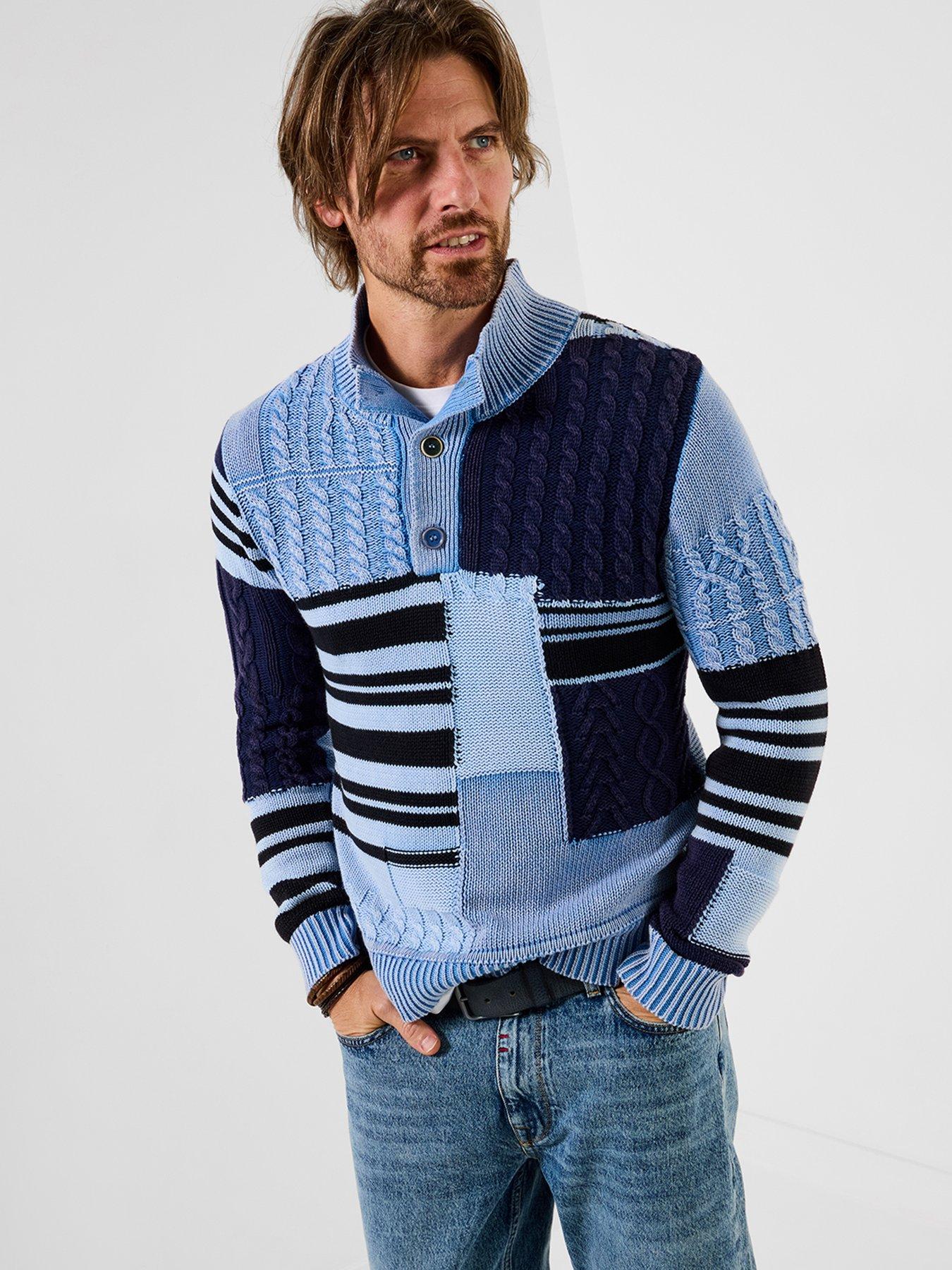 Joe Browns Joe Browns Patched To Perfection Knitted Funnel Neck Knitted Jumper
