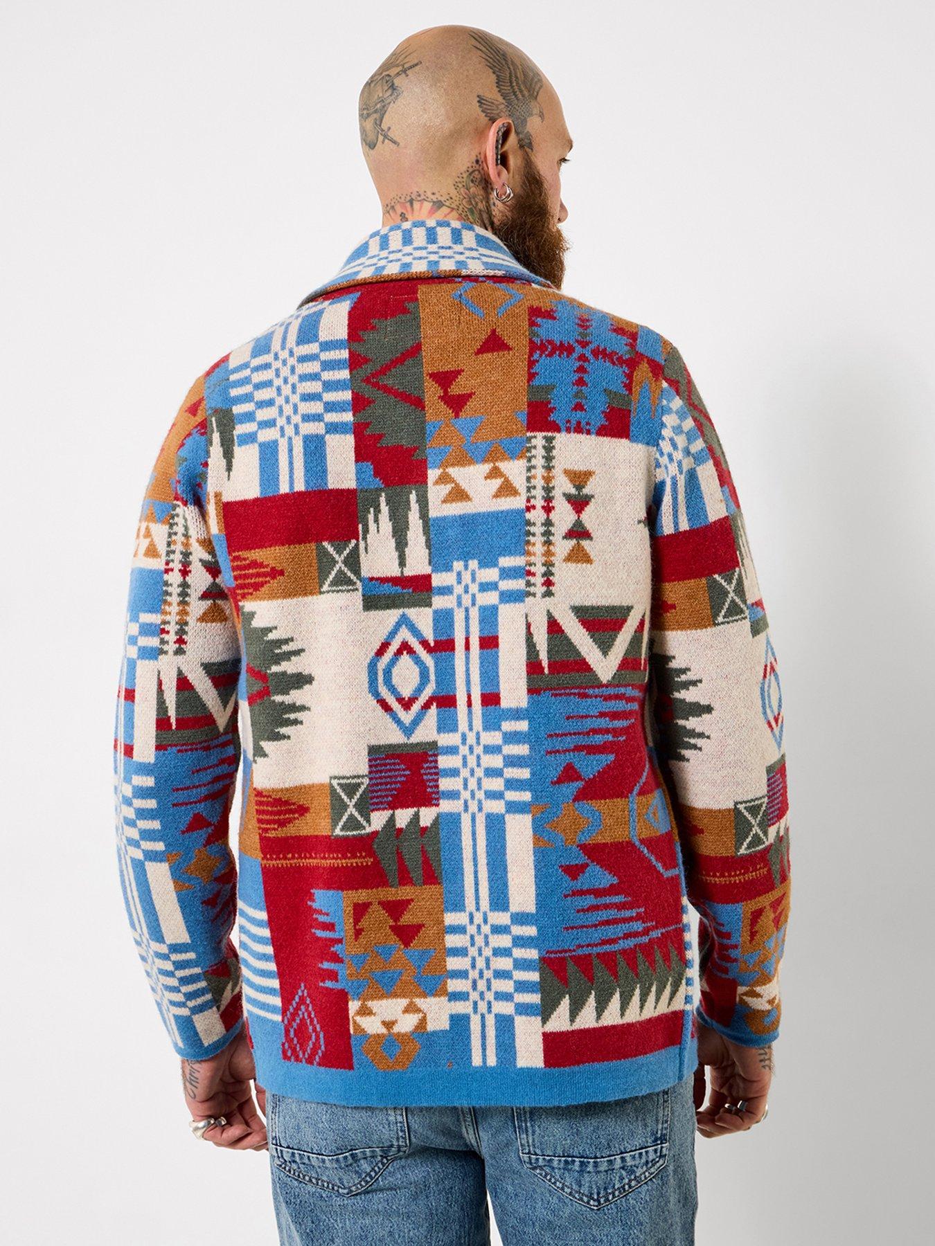 Image 2 of 7 of Joe Browns Joe Browns Patchwork Aztec Knitted Cardigan