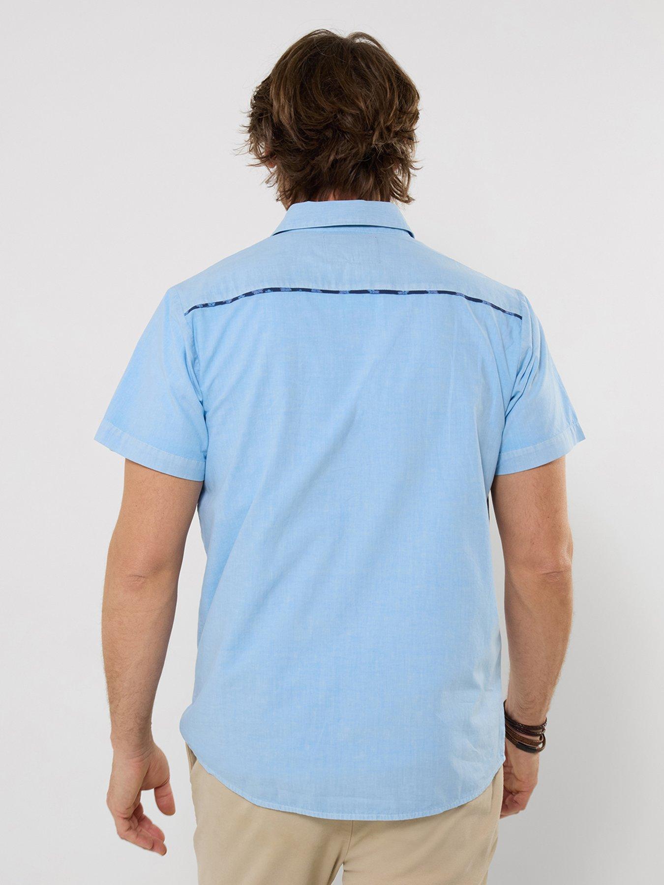 Image 2 of 5 of Joe Browns Joe Browns Carefree Customised Short Sleeve Shirt - Blue