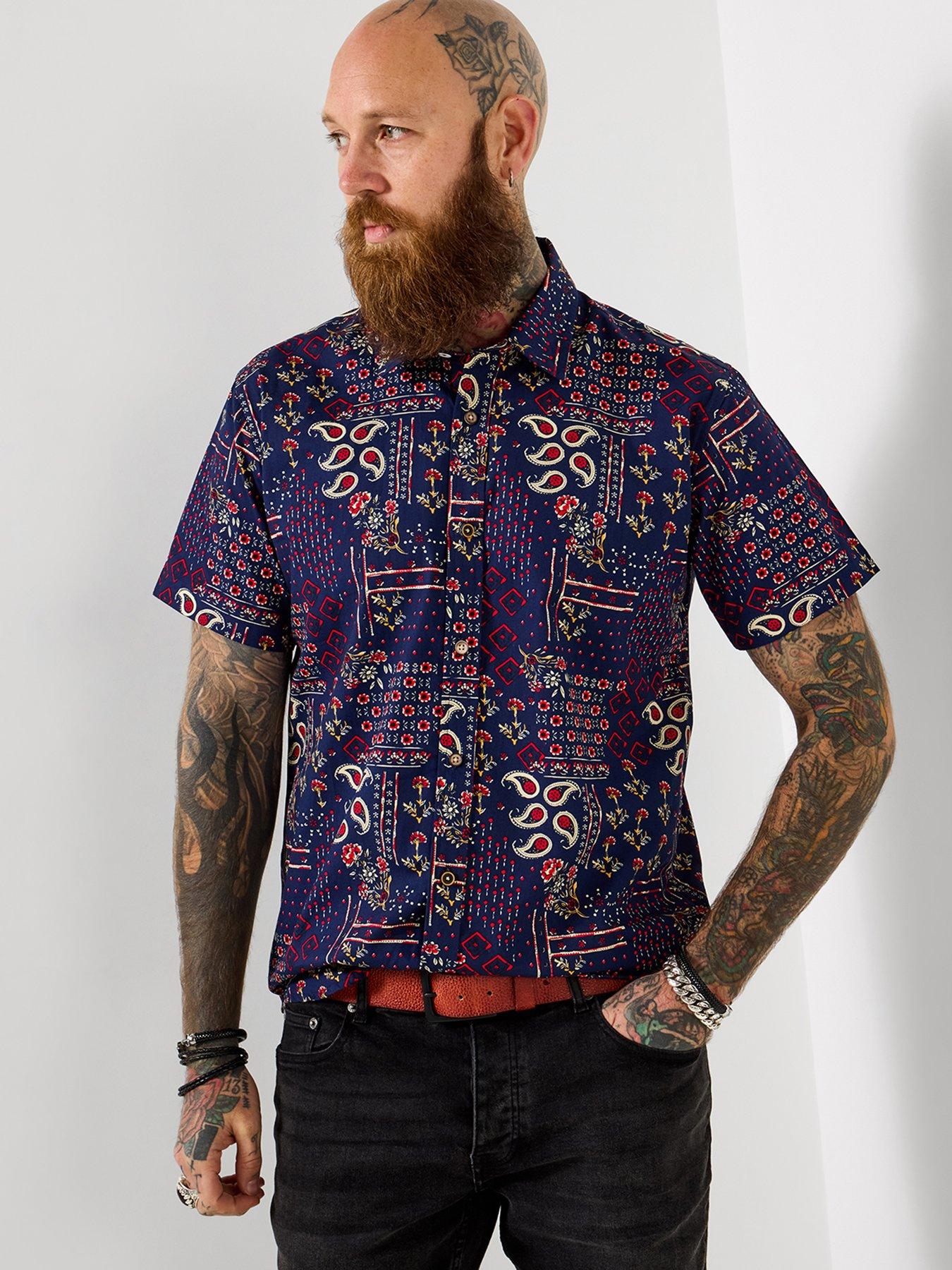 Joe Browns Joe Browns Bandana Print Short Sleeve Shirt