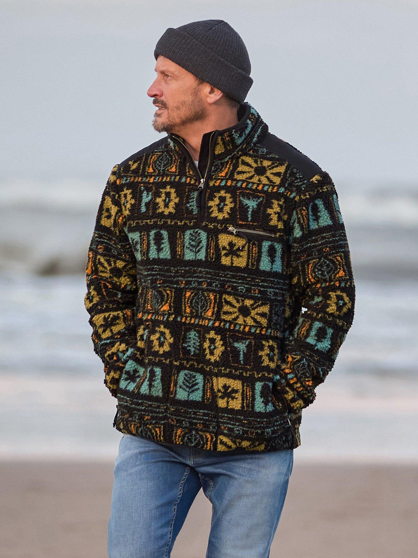 Image 6 of 7 of Joe Browns Joe Browns Spring Time Funnel Neck 1/4 Zip Sweat Fleece