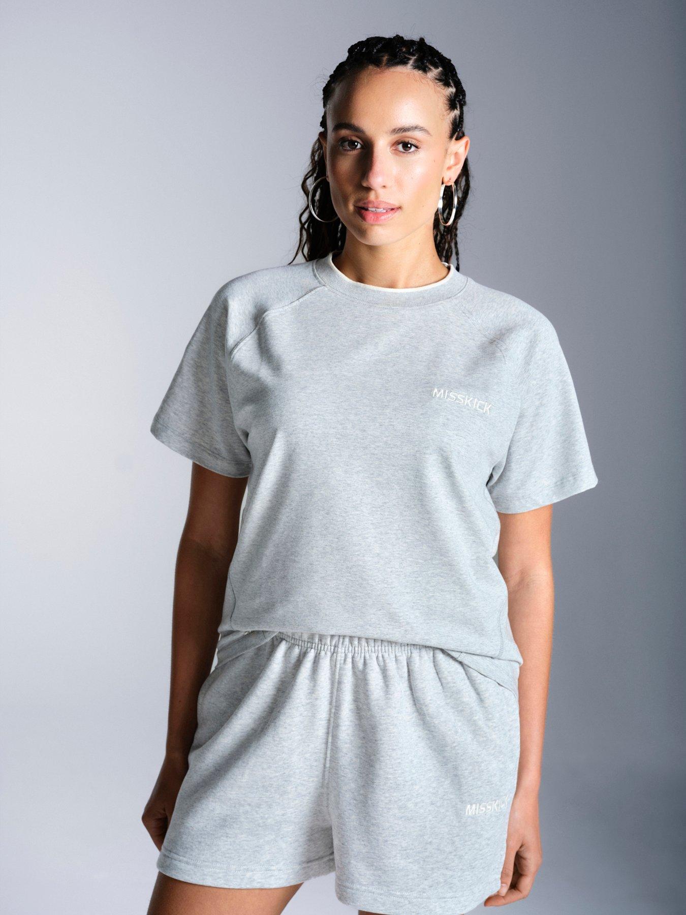 Miss Kick Womens Football Arbitro T-Shirt - Grey