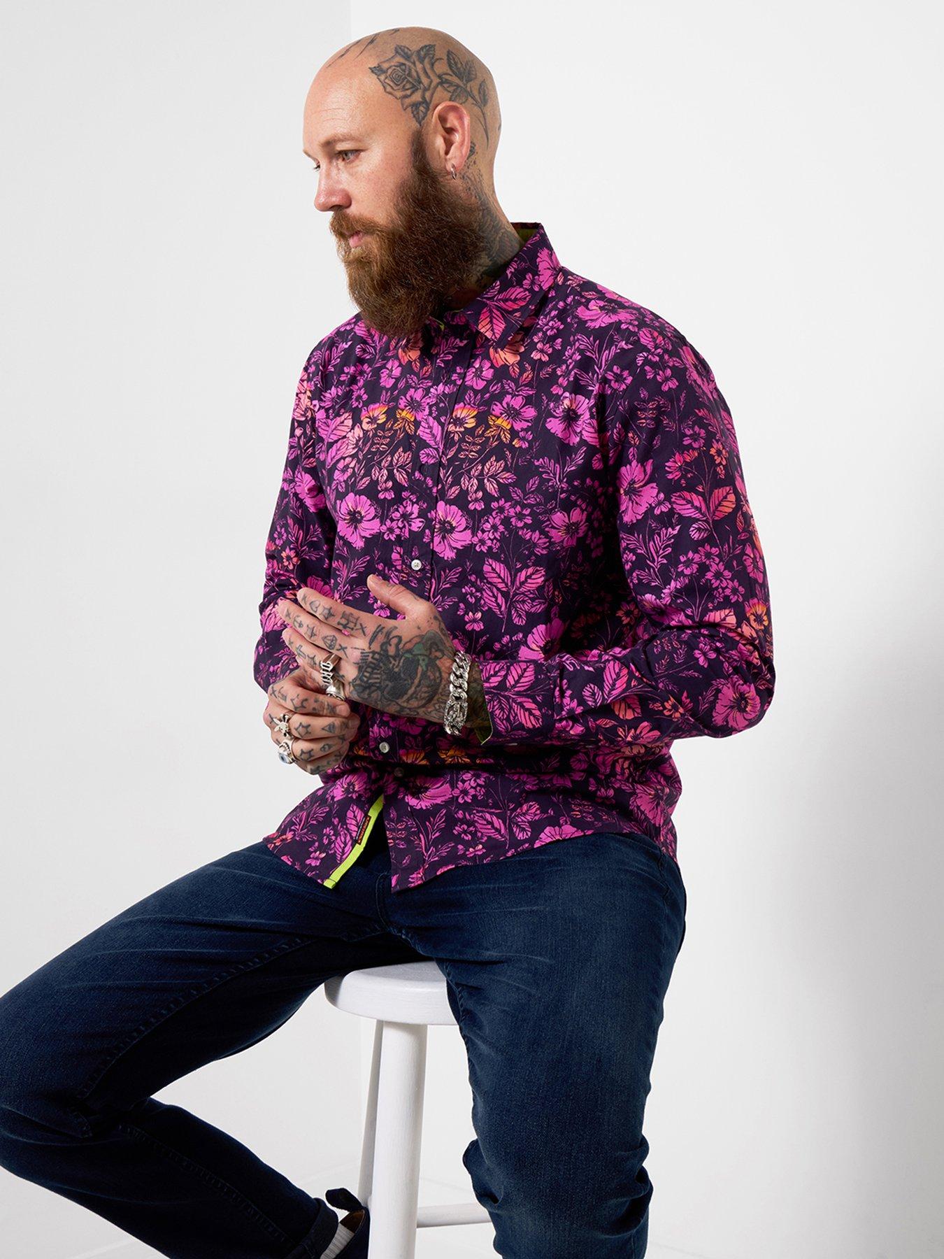 Image 3 of 7 of Joe Browns Joe Browns Ombre Floral Long Sleeve Shirt