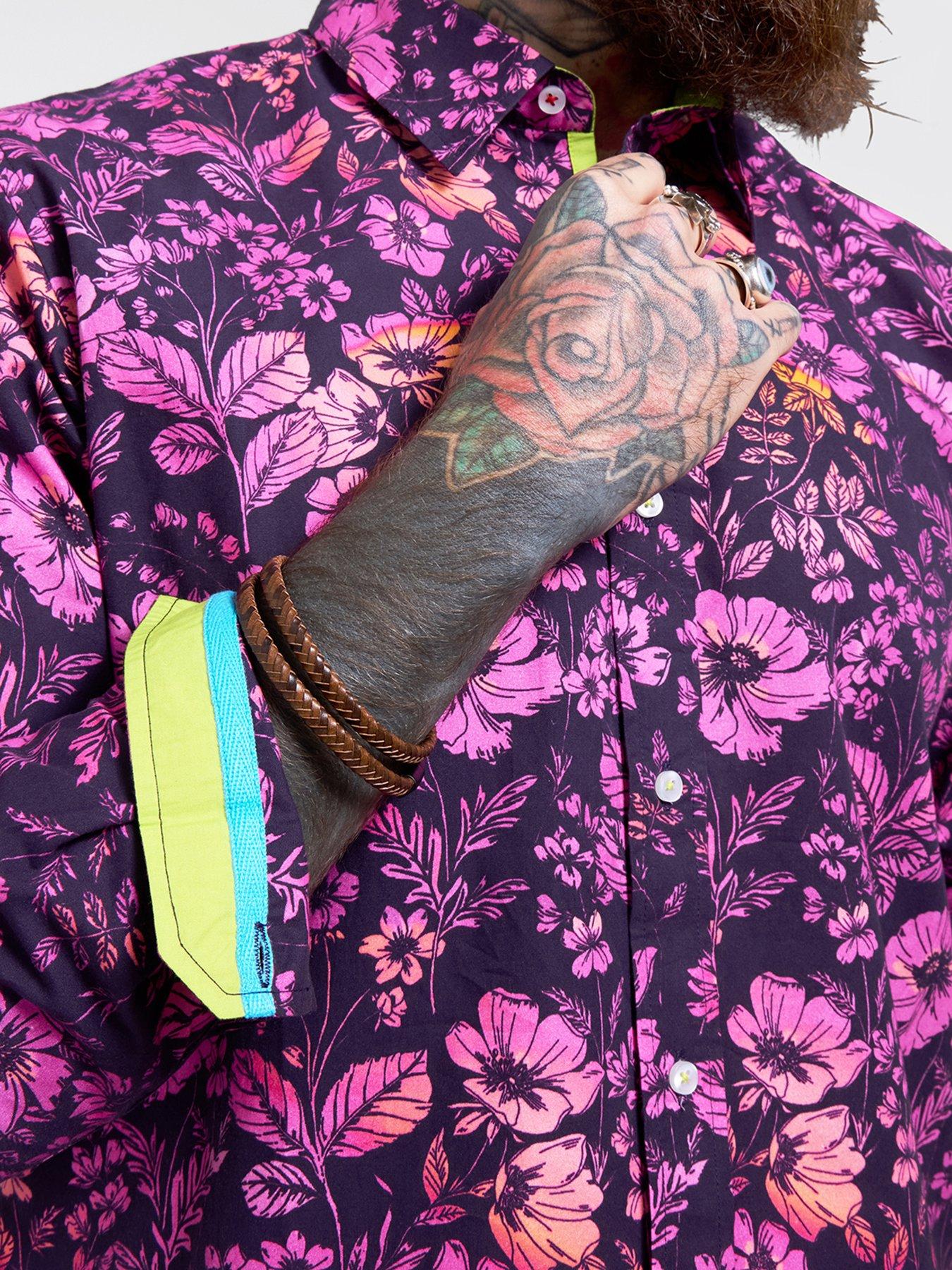 Image 4 of 7 of Joe Browns Joe Browns Ombre Floral Long Sleeve Shirt
