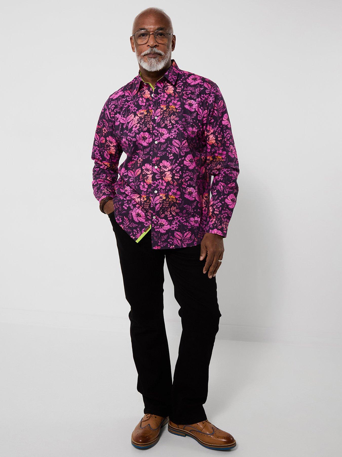 Image 5 of 7 of Joe Browns Joe Browns Ombre Floral Long Sleeve Shirt