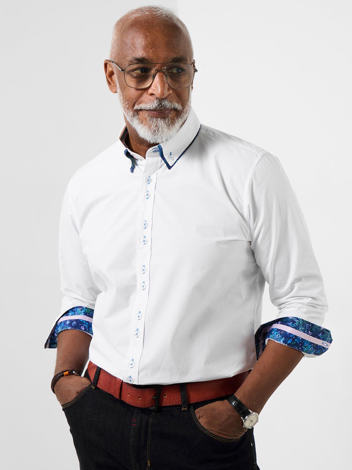 Joe Browns Joe Browns Delightful Double Collar Long Sleeve Shirt