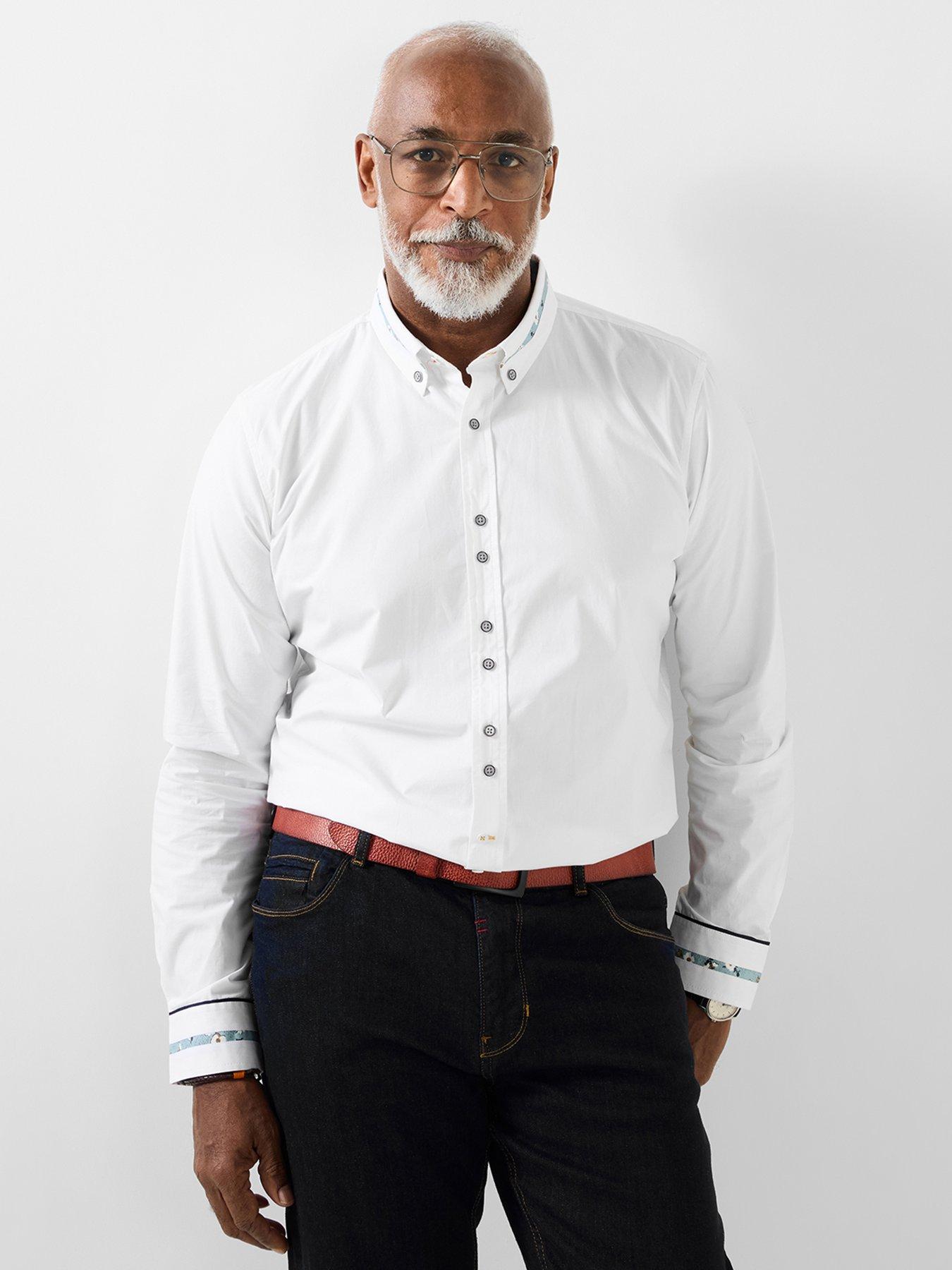 Joe Browns Joe Browns Cool Collar Smart Long Sleeve Shirt