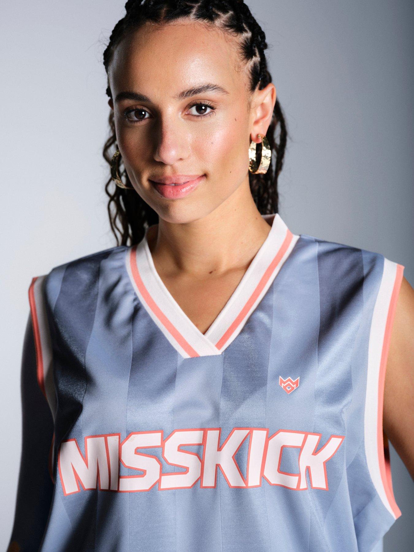 Image 4 of 5 of Miss Kick Womens Football Reece Football Vest - Blue