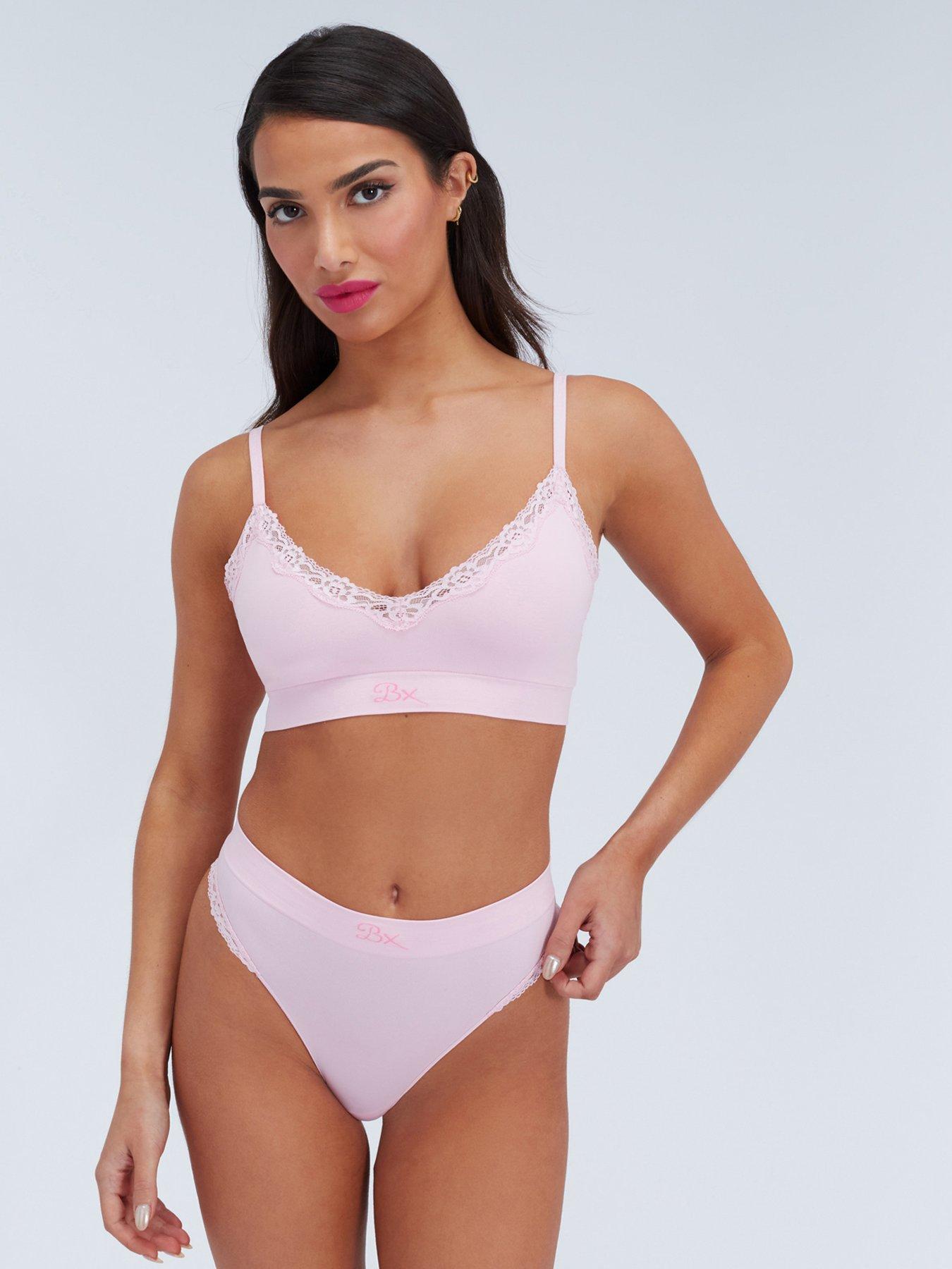 boux-avenue-lace-seamless-thong-pinkback
