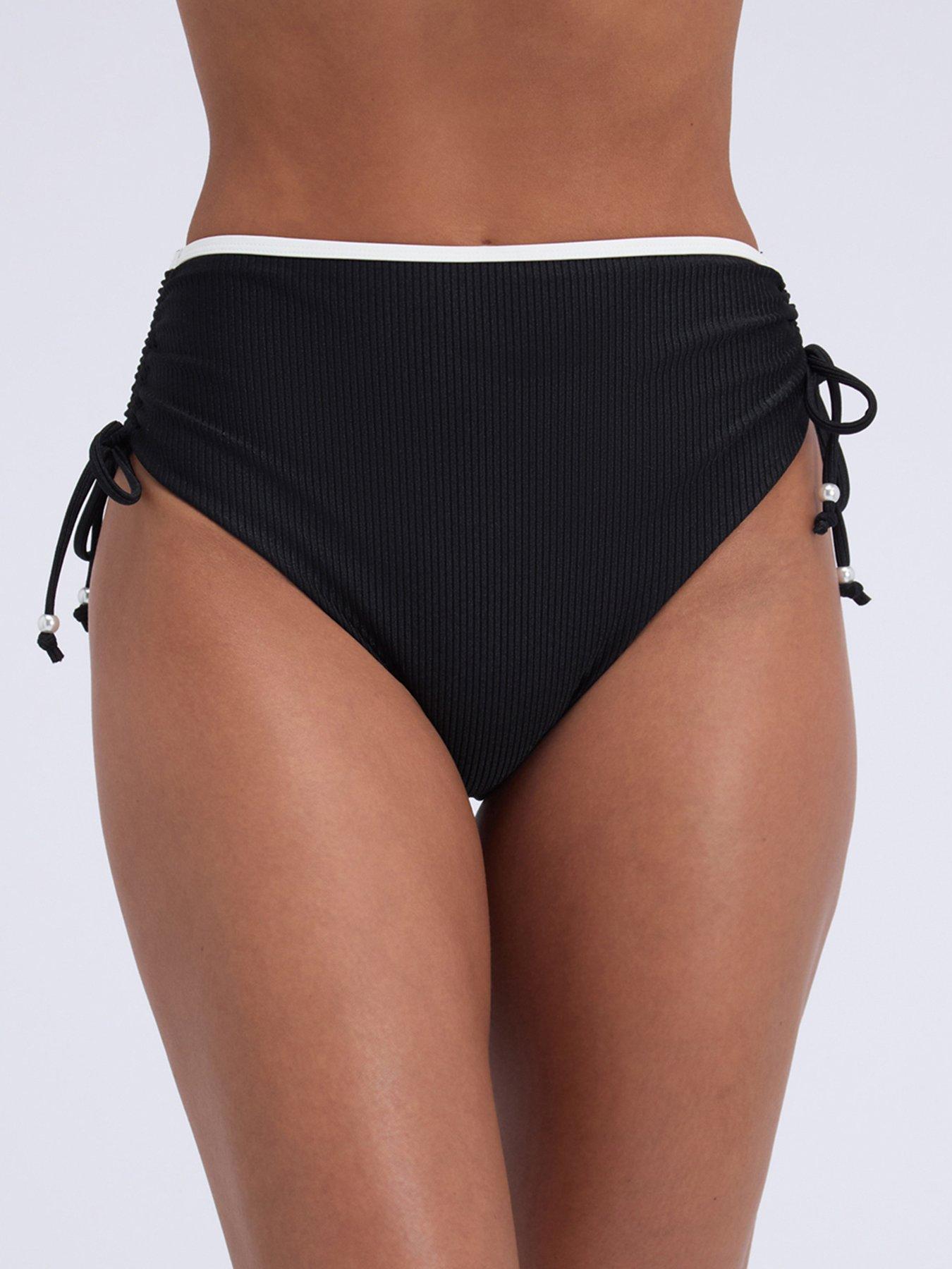 Boux Avenue Boux Avenue Ibiza Piped High Waist Brief - Black Mix