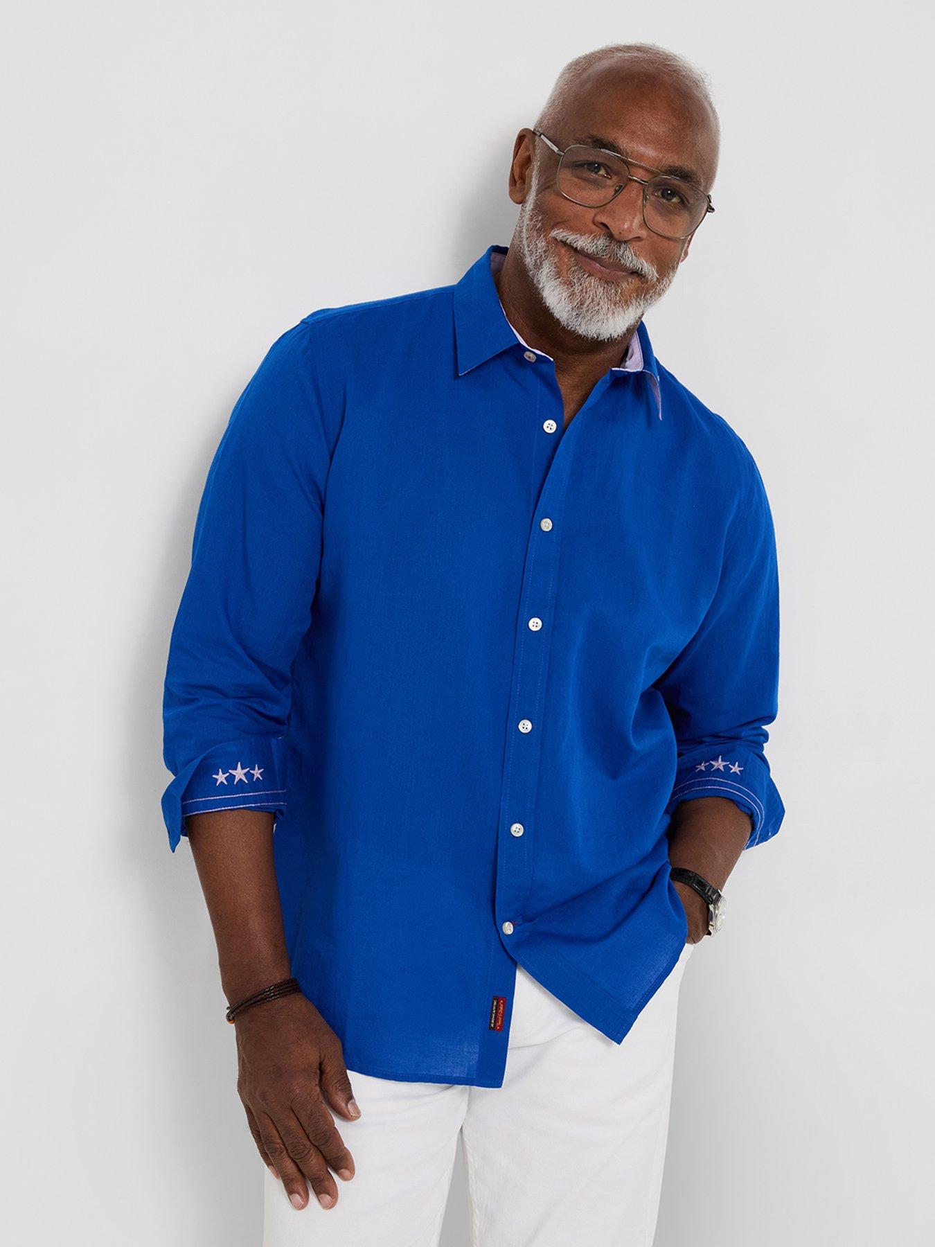 Joe Browns Joe Browns Superb Summer Linen Blend Long Sleeve Shirt