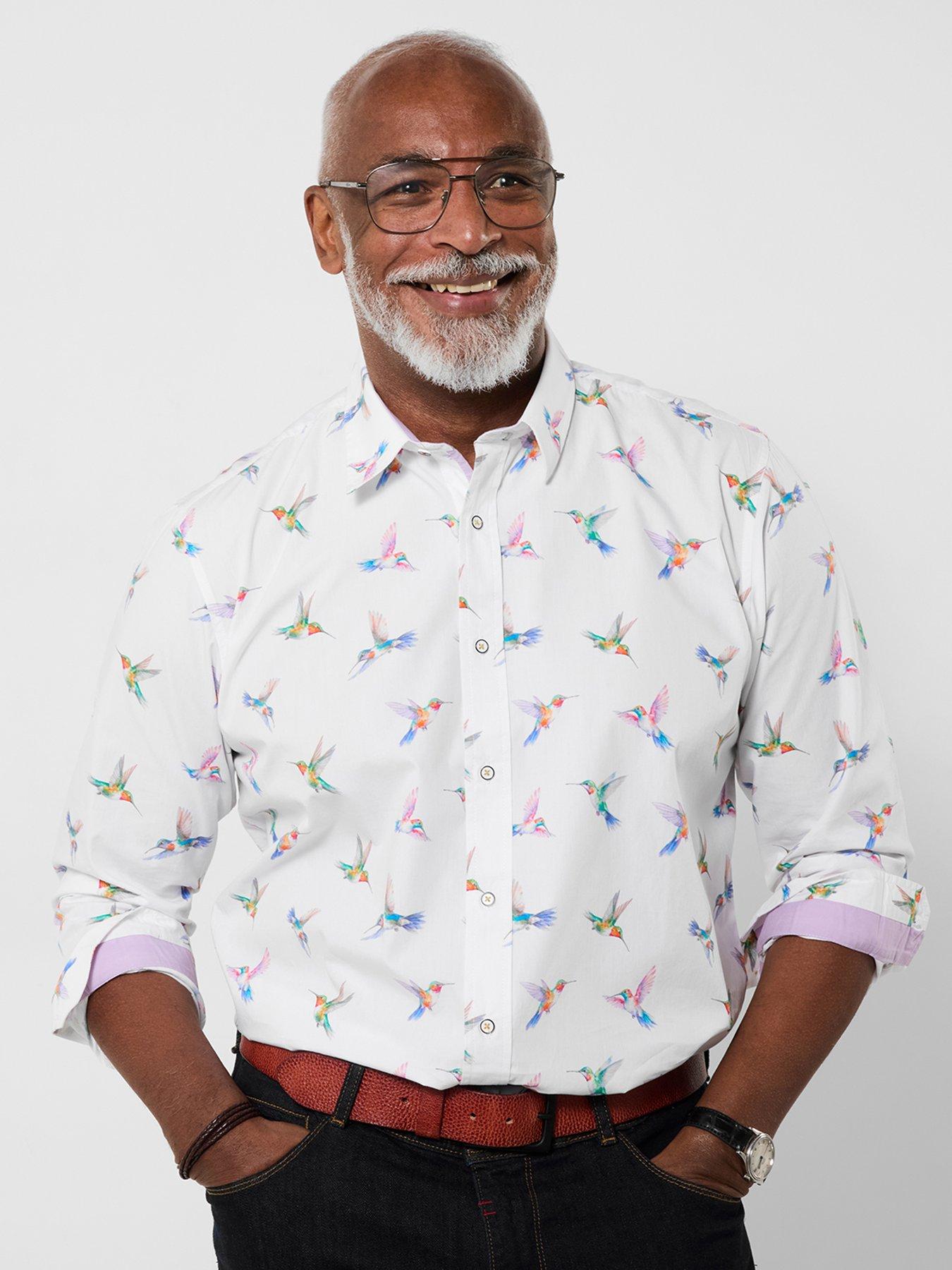 Joe Browns Joe Browns Summer Days Bird Print Long Sleeve Shirt