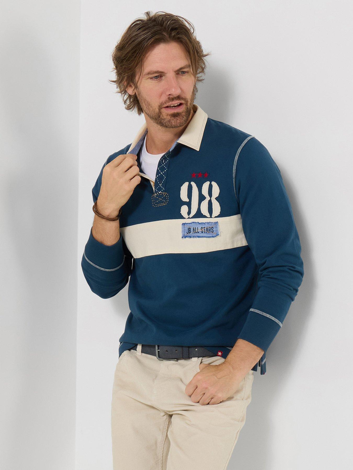 Image 1 of 7 of Joe Browns Joe Browns Remarkable Long Sleeve Rugby Polo Shirt