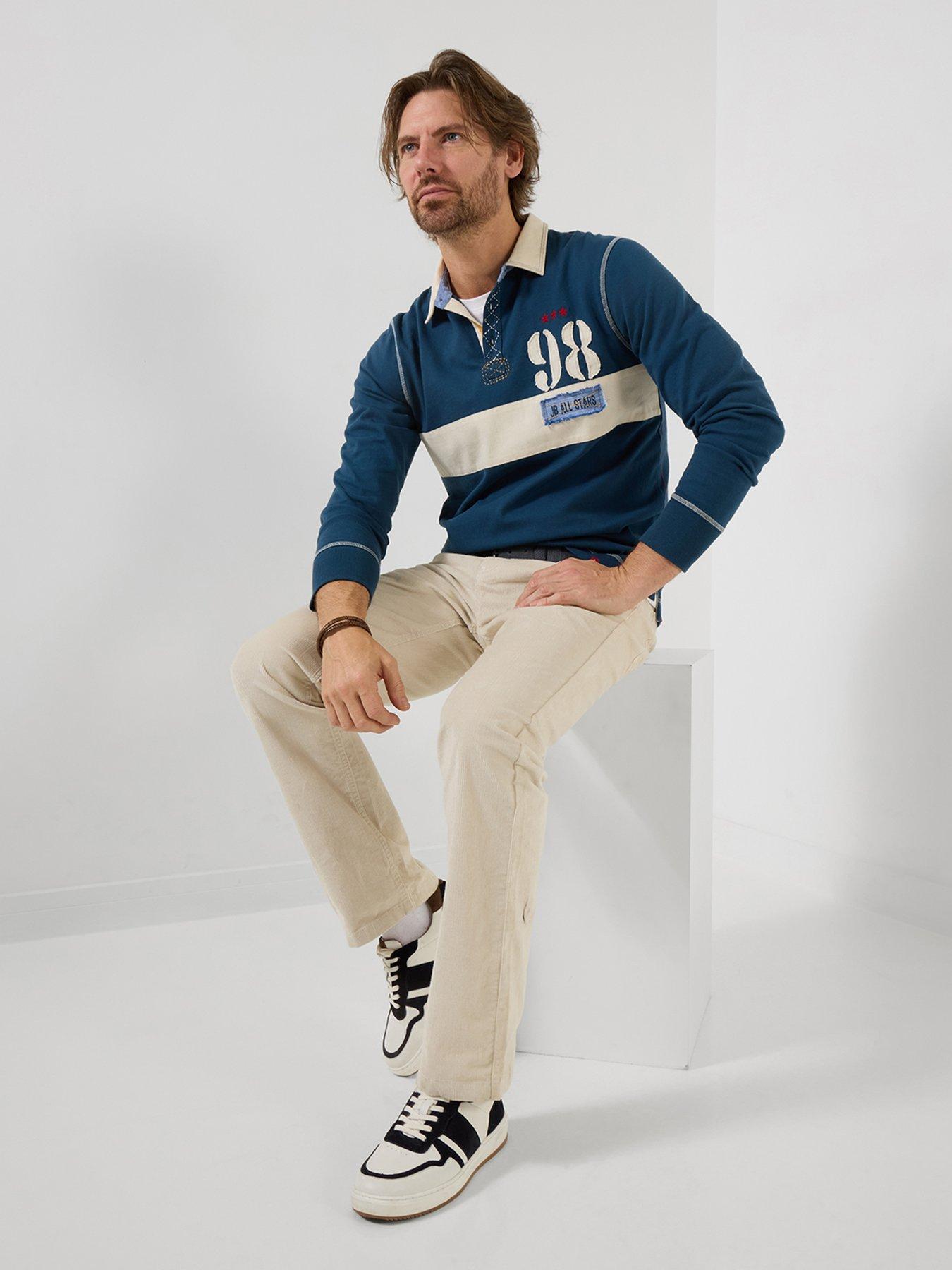 Image 3 of 7 of Joe Browns Joe Browns Remarkable Long Sleeve Rugby Polo Shirt
