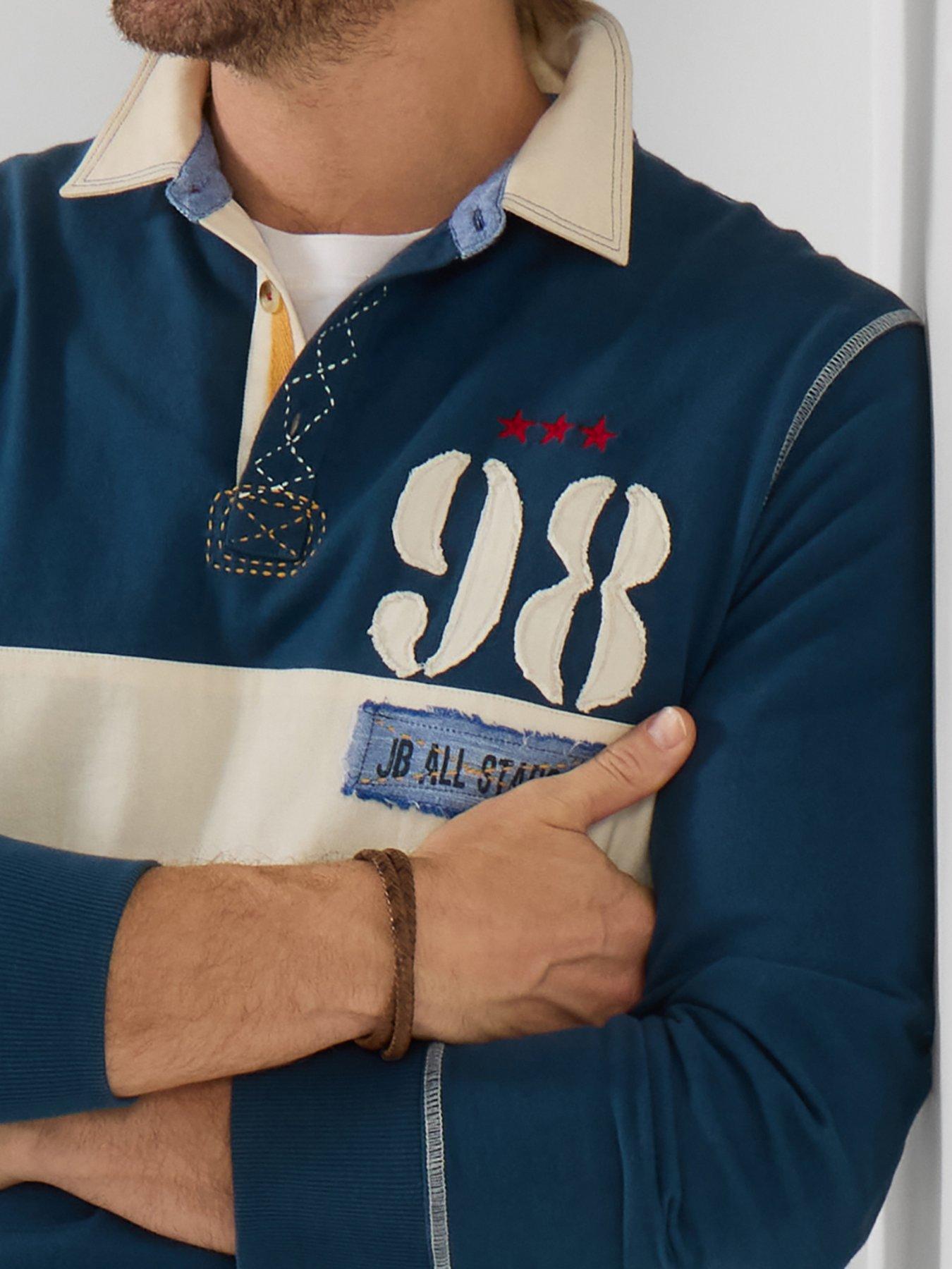 Image 4 of 7 of Joe Browns Joe Browns Remarkable Long Sleeve Rugby Polo Shirt