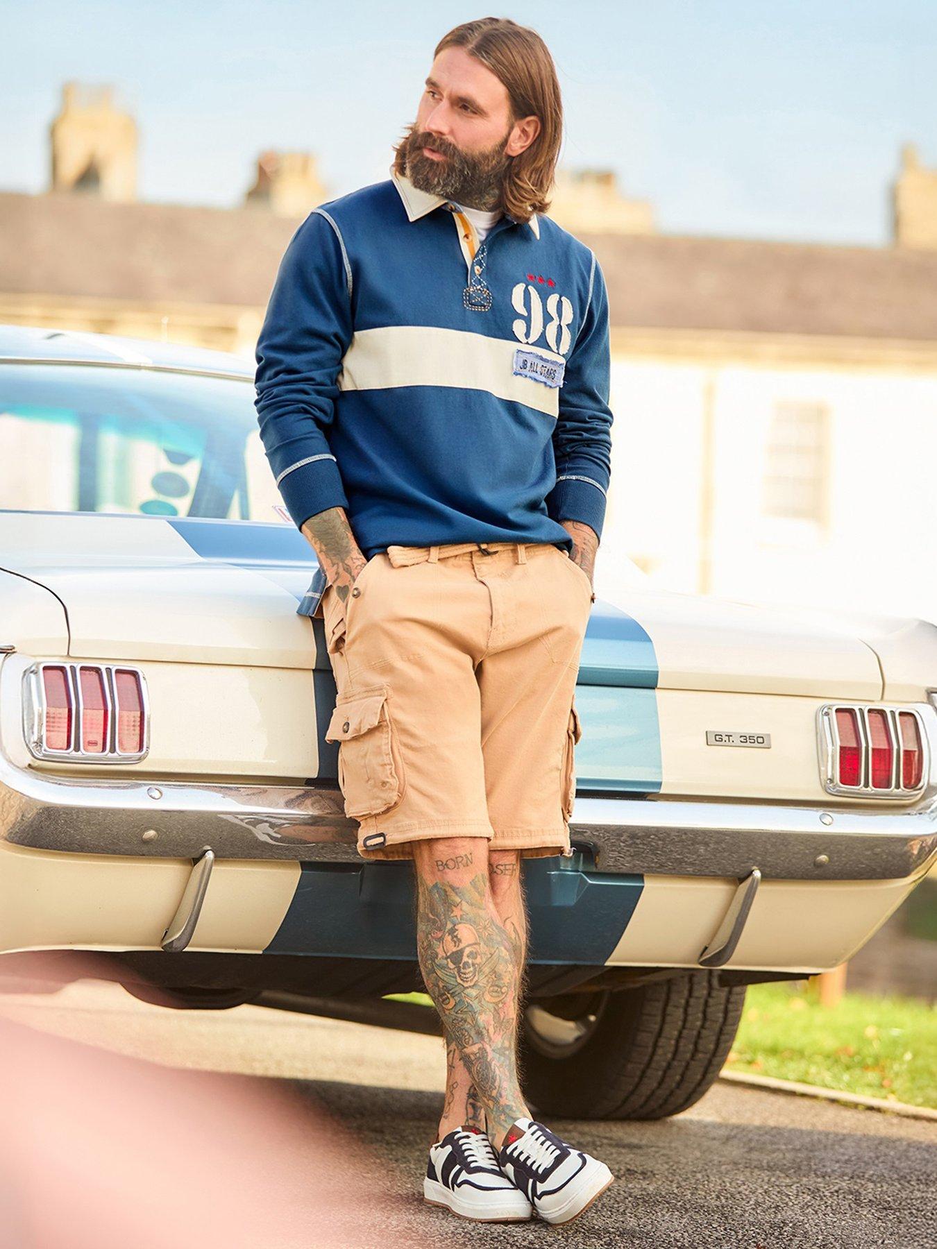 Image 5 of 7 of Joe Browns Joe Browns Remarkable Long Sleeve Rugby Polo Shirt