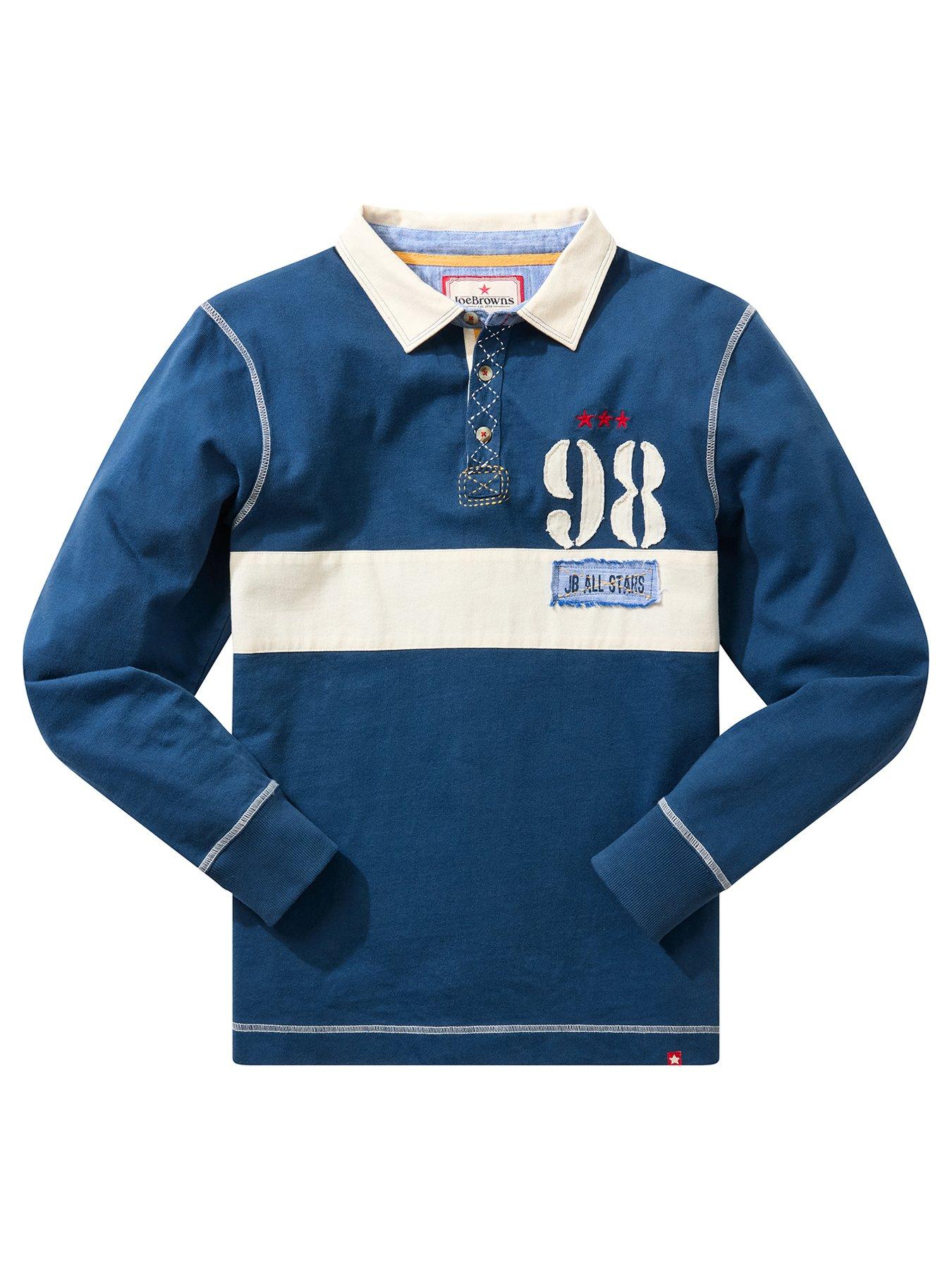 Image 6 of 7 of Joe Browns Joe Browns Remarkable Long Sleeve Rugby Polo Shirt
