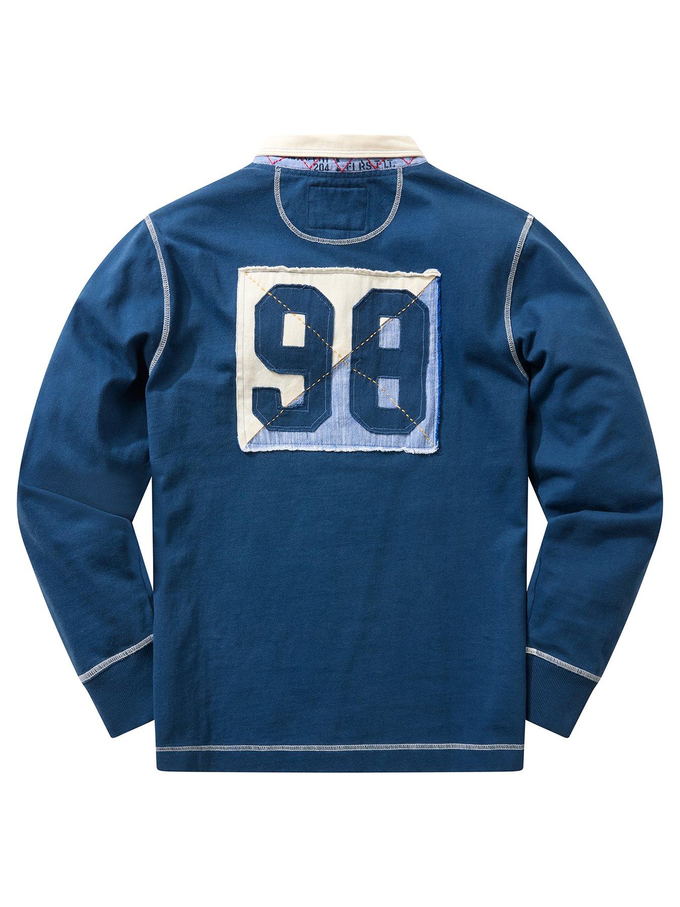 Image 7 of 7 of Joe Browns Joe Browns Remarkable Long Sleeve Rugby Polo Shirt