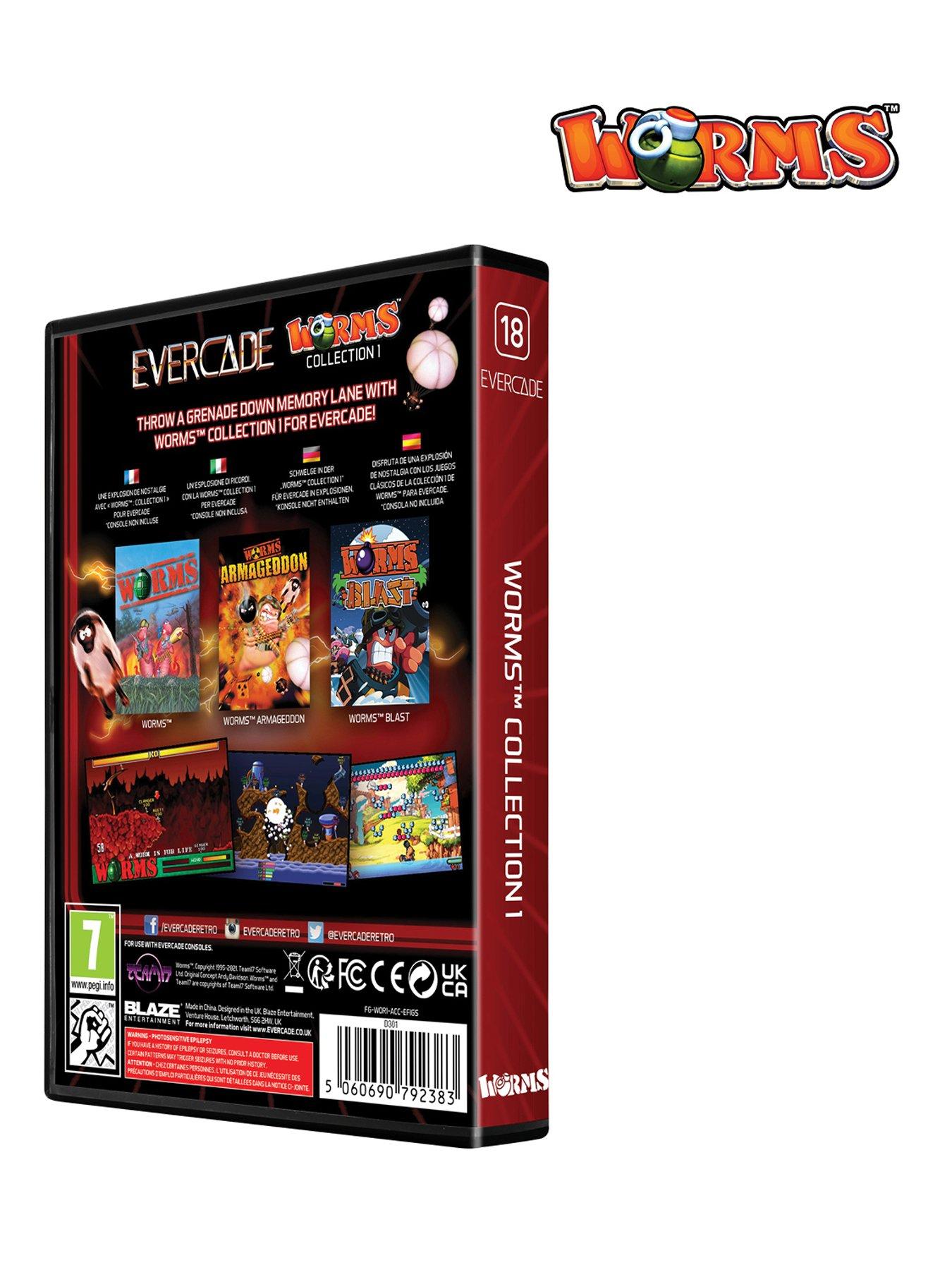 Image 2 of 6 of Evercade Evercade Worms Cartridge 1